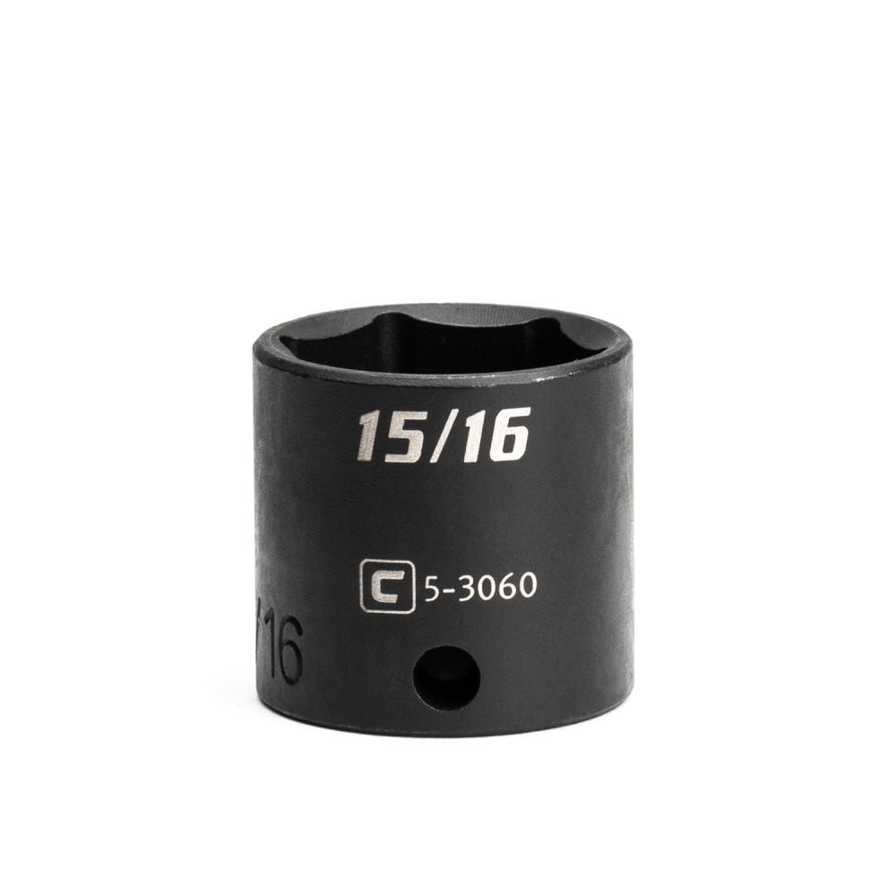 Capri Tools CP53060 Standard (SAE) 3/8-in Drive 15/16-in 6-point Impact Socket Individual