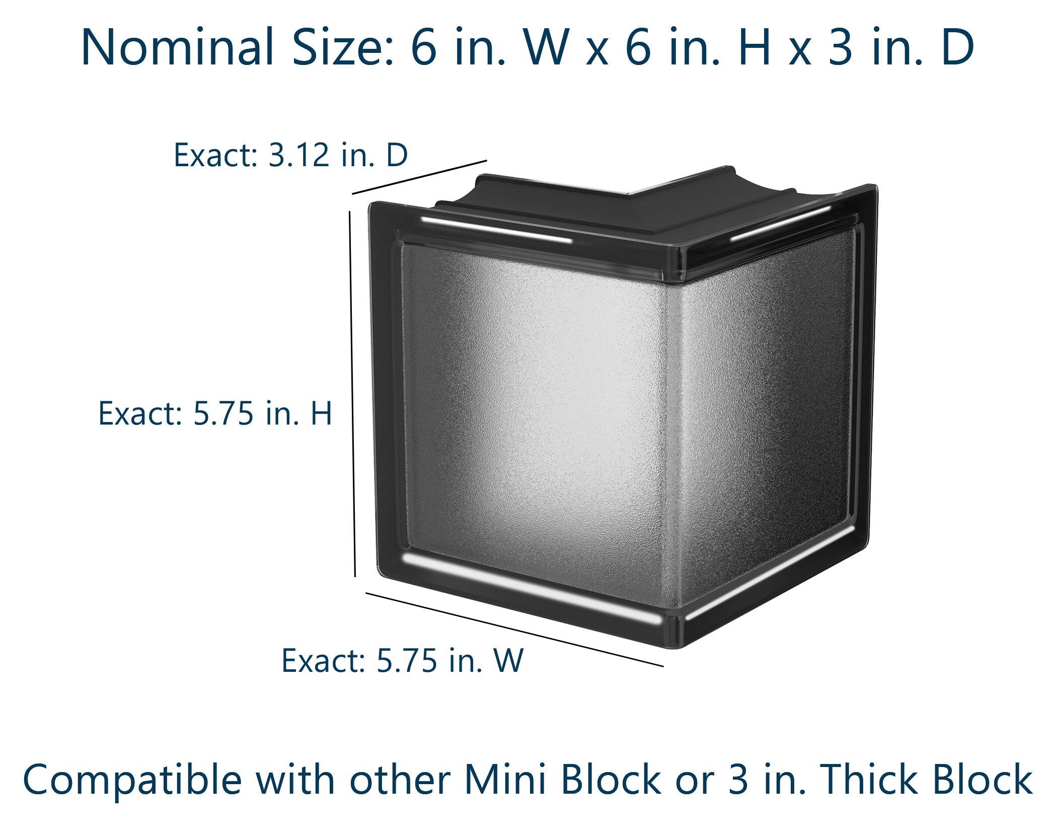 myMINIGLASS 123131 Glass-Block - View #2