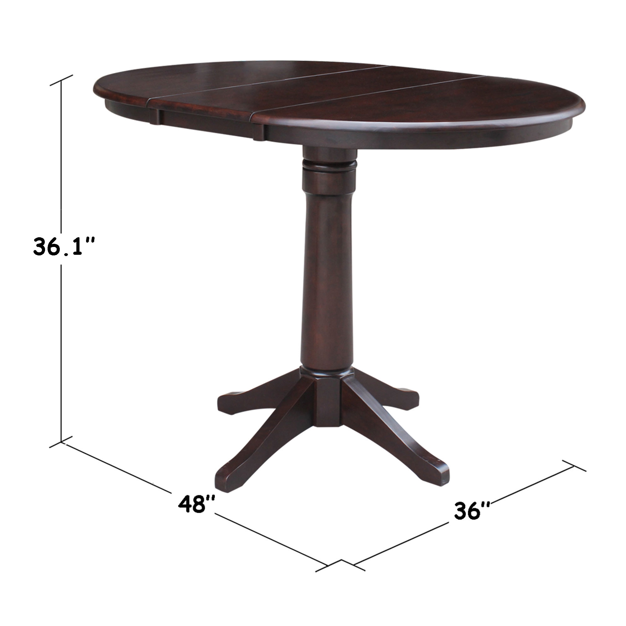 International Concepts K15-36RXT-27B-6B Dining-Tables - View #6
