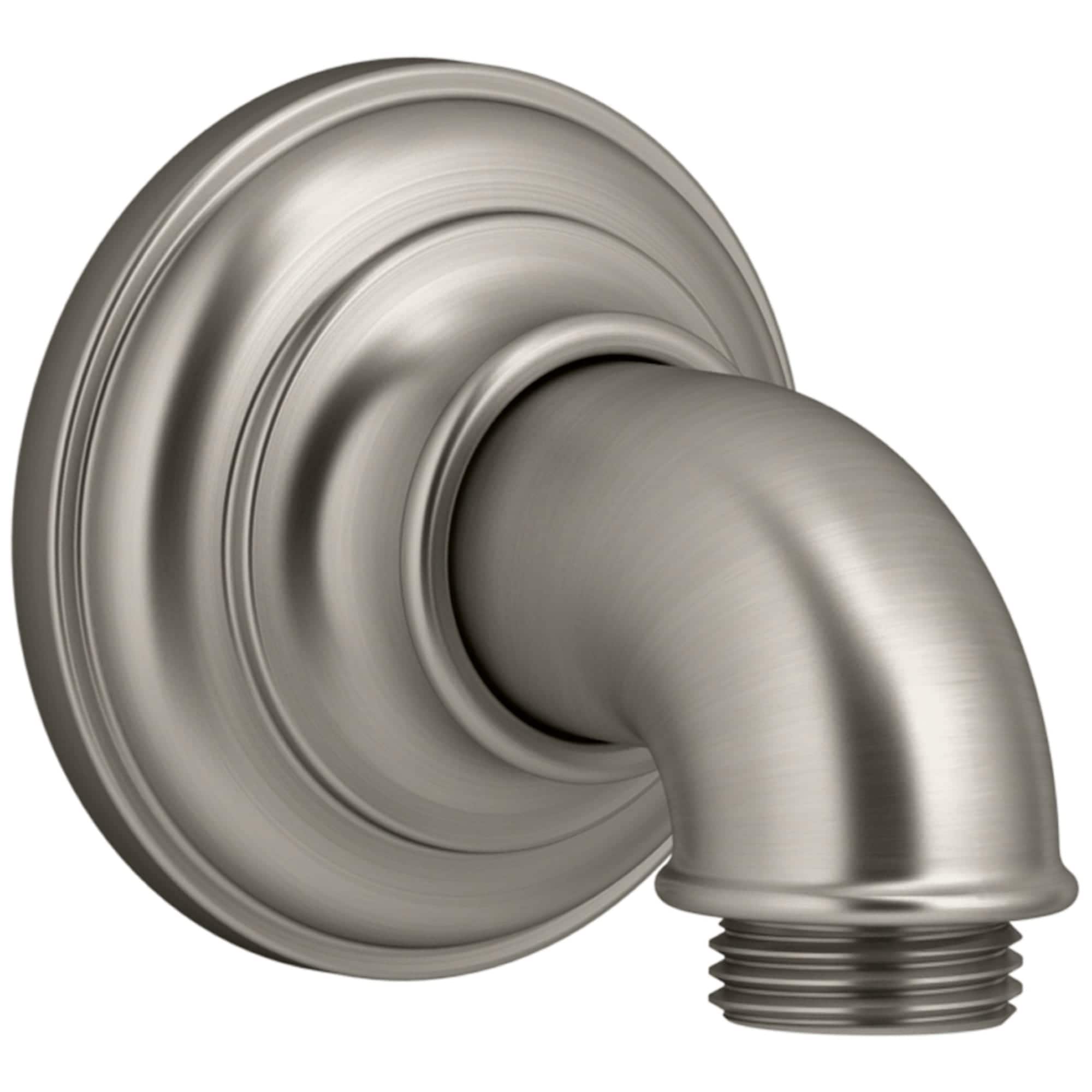 KOHLER 72796-BN Artifacts Vibrant Brushed Nickel 2.438-in Universal Shower Faucet Elbow 0.5-in -ID