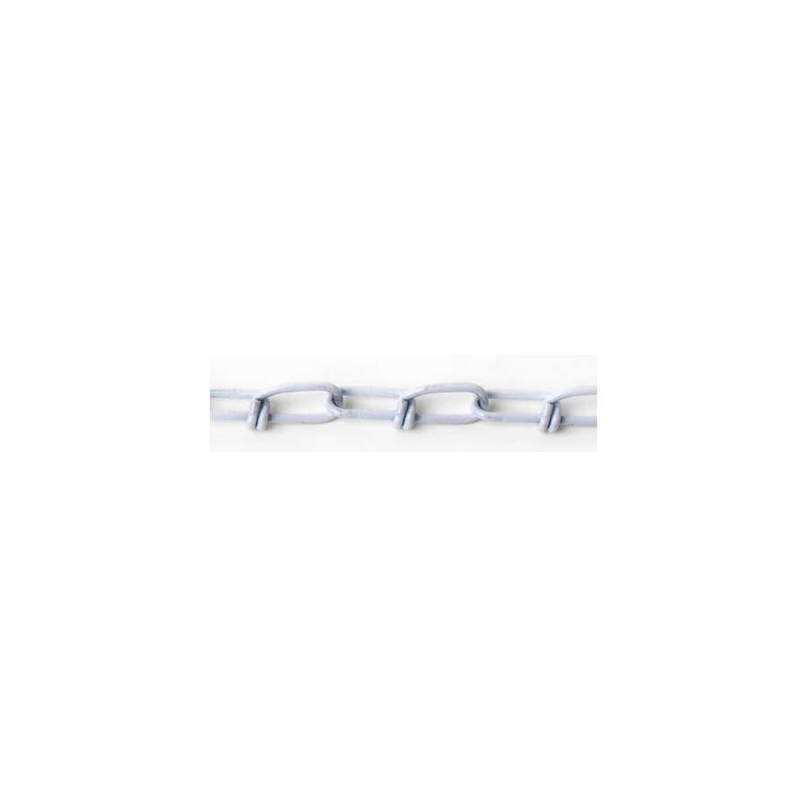Blue Hawk AC5072C 15-Feet Weldless White Steel Chain