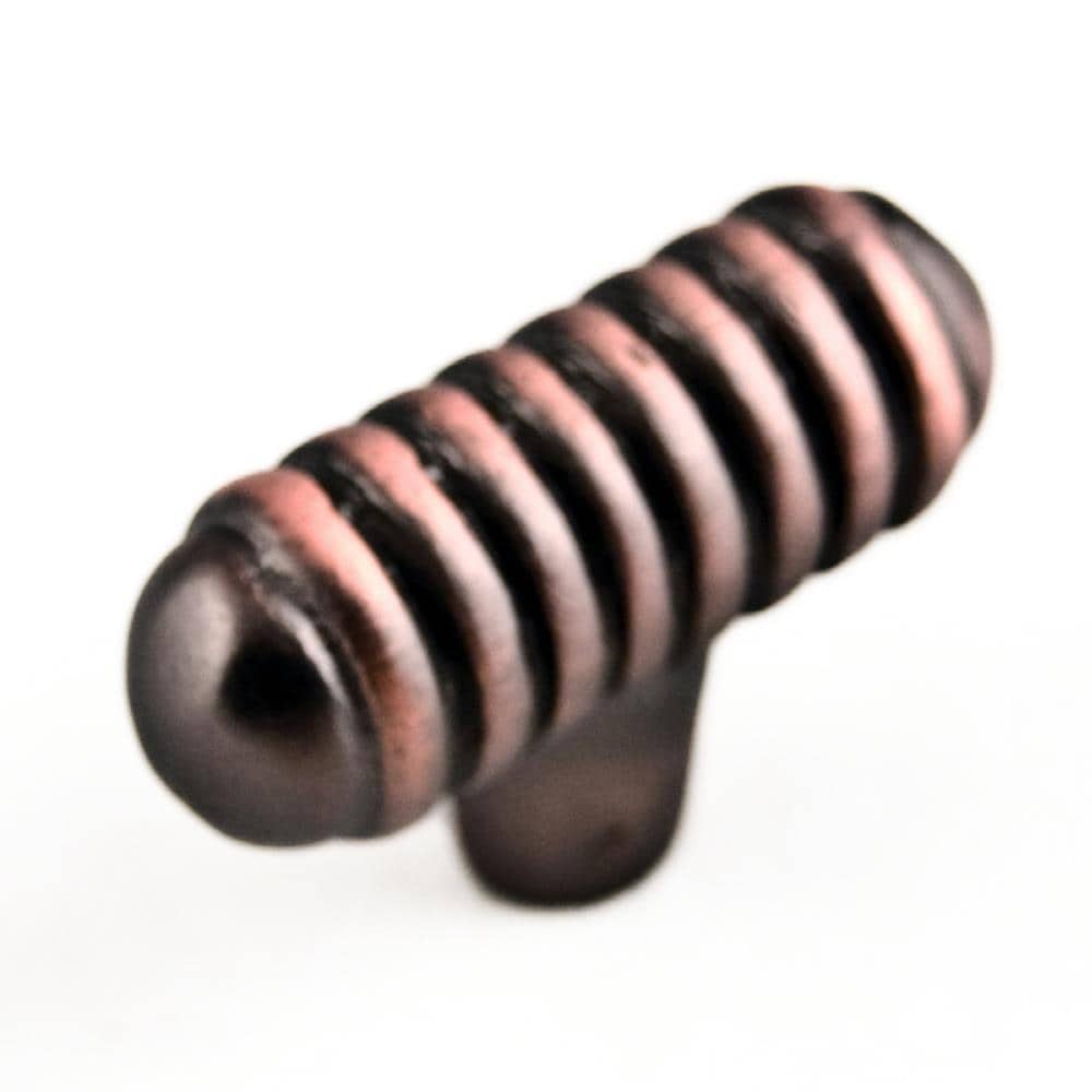 RK International CK 714-DC Distressed Copper Rectangular Traditional Cabinet Knob