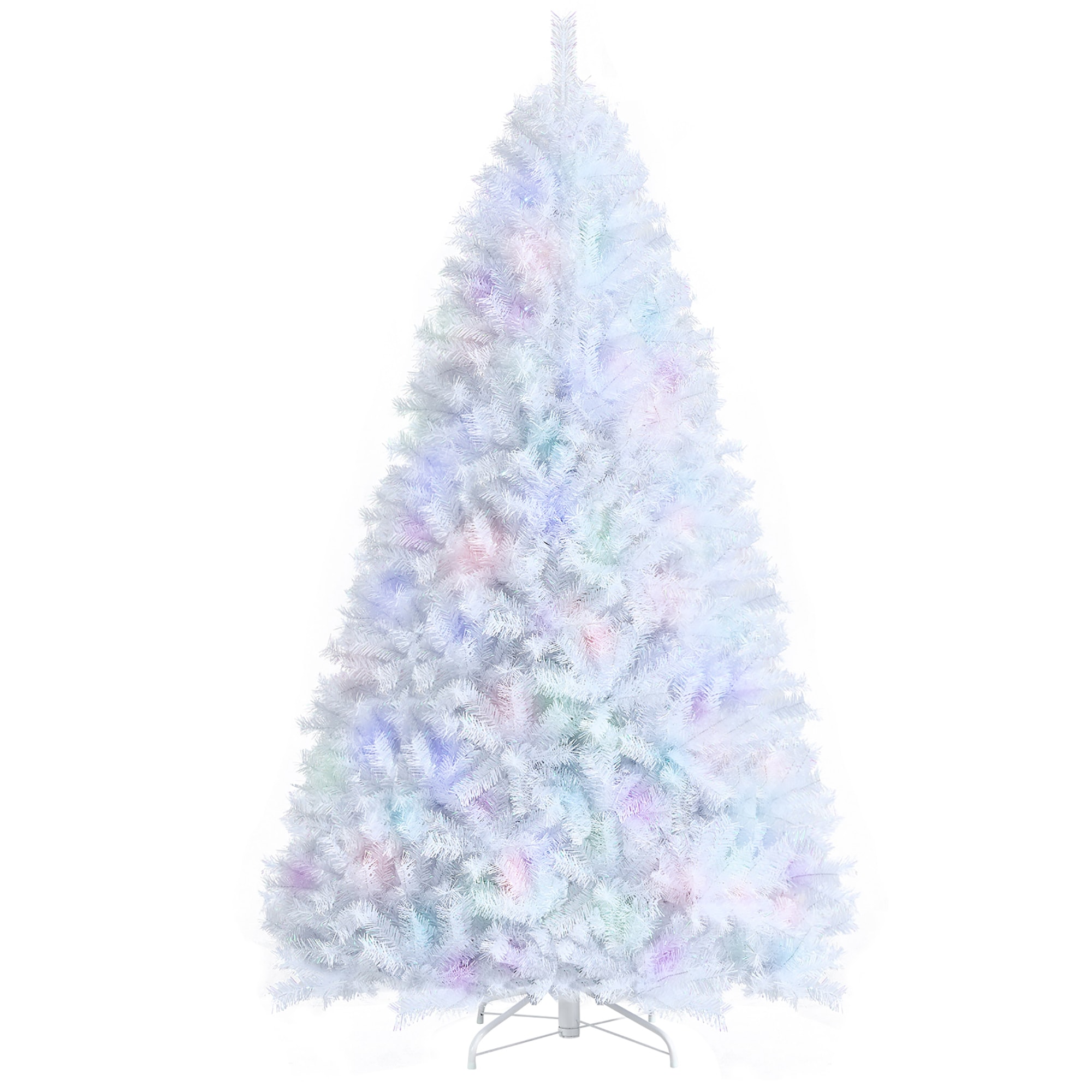 Costway CM23606 8-ft White Artificial Christmas Tree