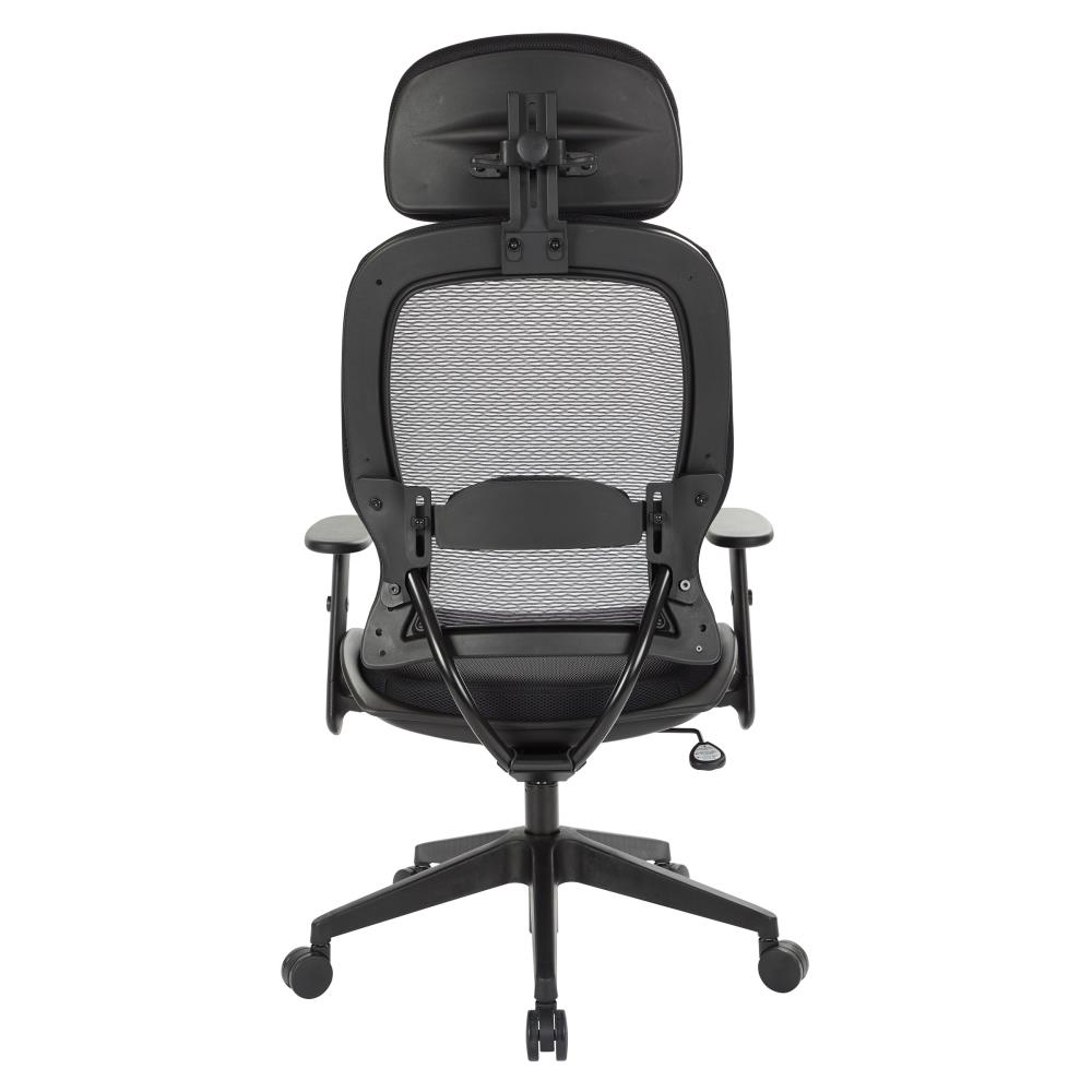 Costway Adjustable Mesh Office Task Chair Heating Lumbar Support Headrest  Grey