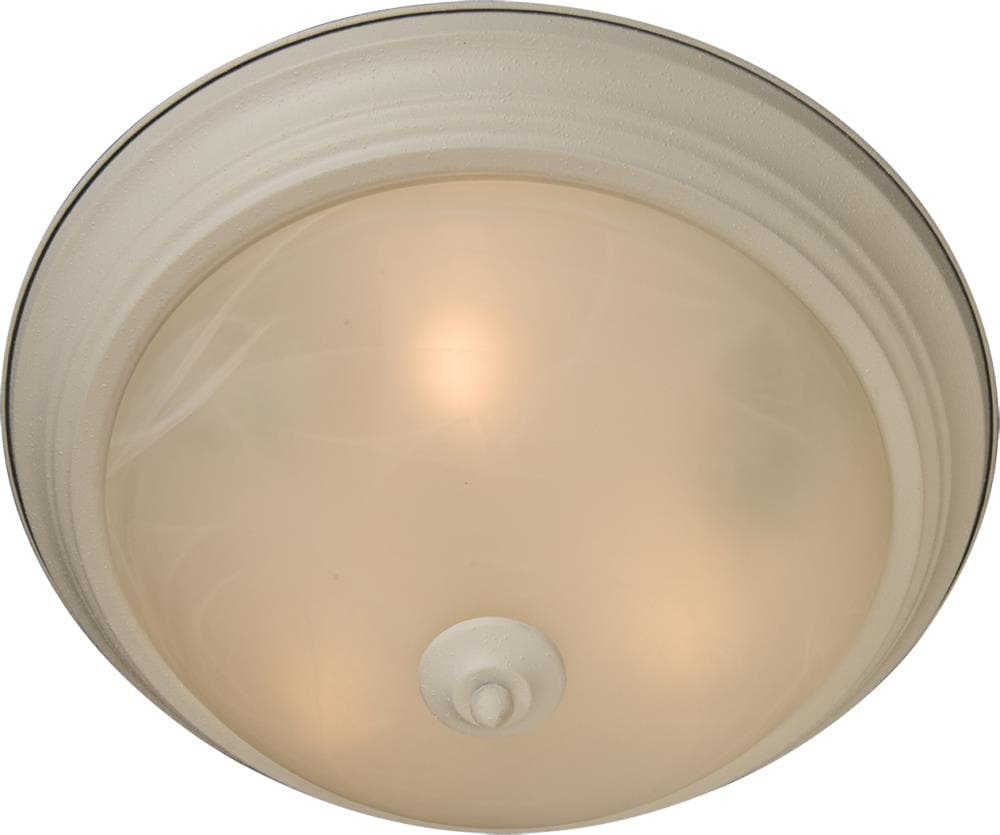 Maxim Lighting 5842MRTW Essentials 3 -Light 15.5000-in Matte White Flush Mount Light