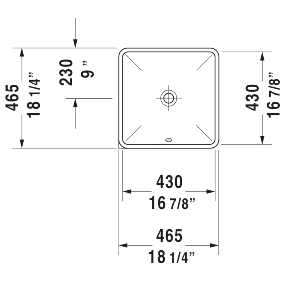 Duravit 0305430000 Bath-Sink - View #3