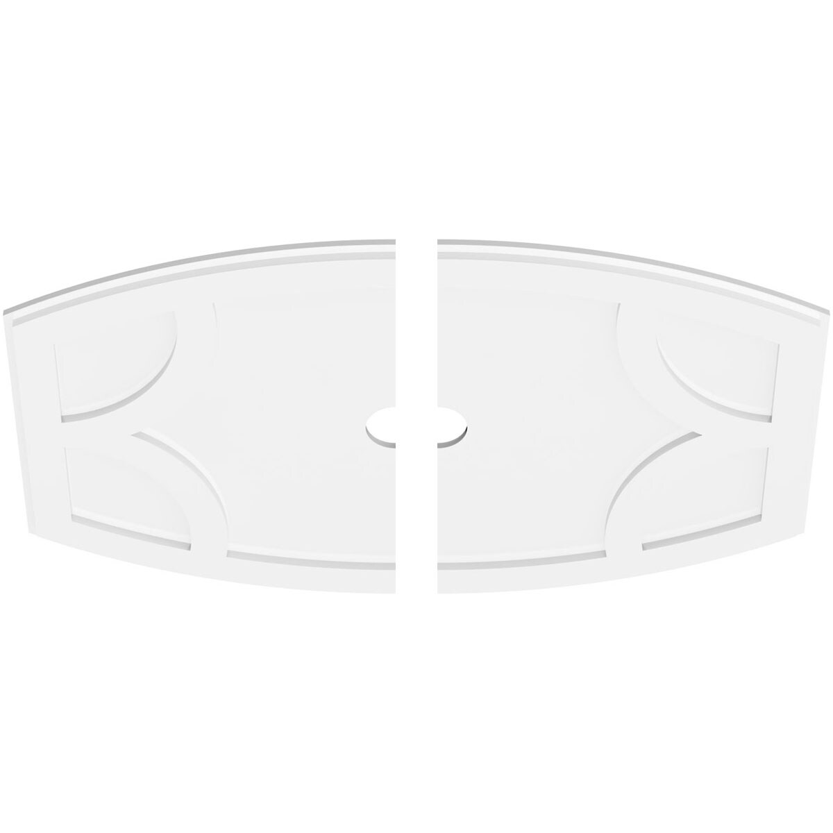 Ekena Millwork CMP38X25KY2-03000 Ceiling-Medallions - View #2
