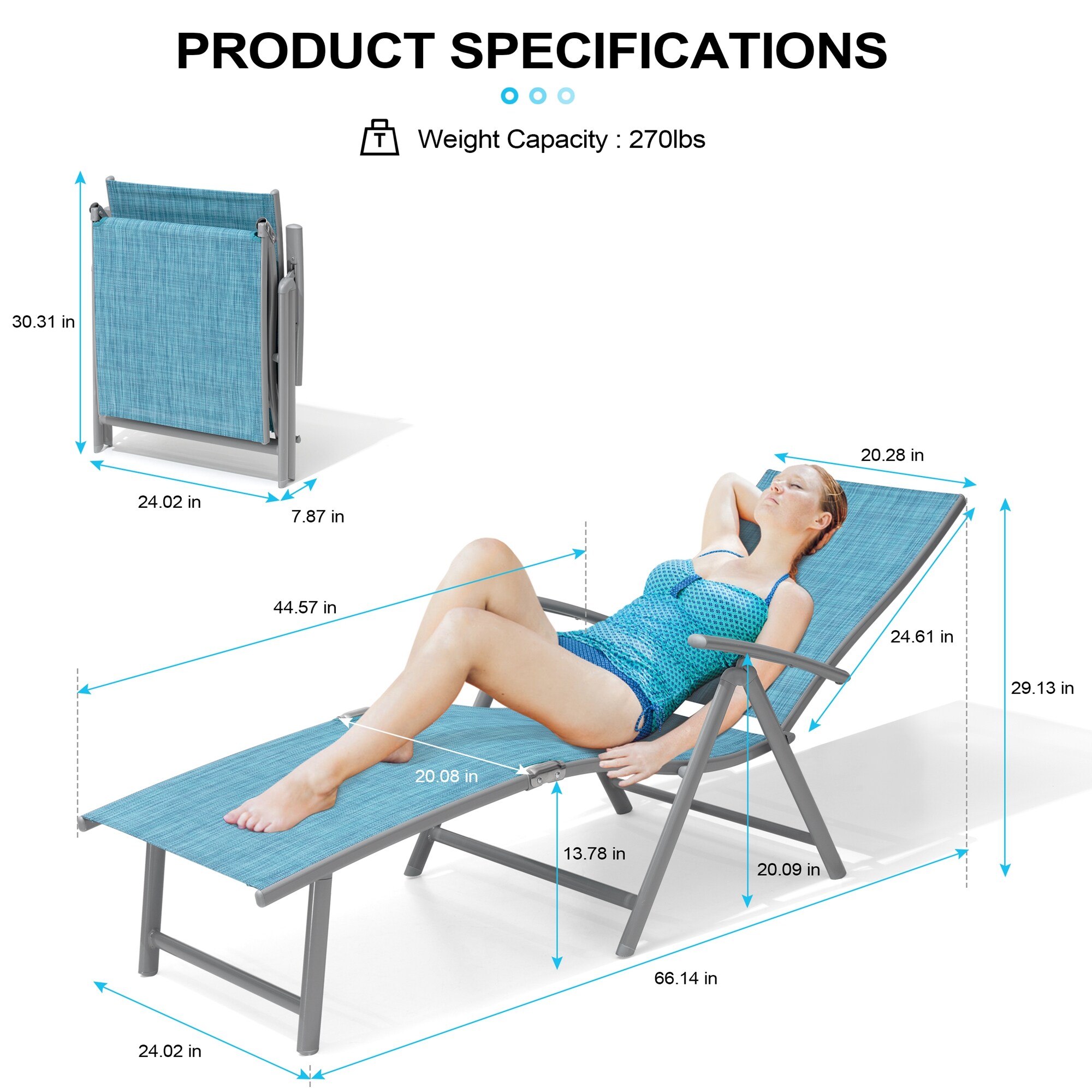 Crestlive Products CL-LG001BLU-2 Patio-Chairs - View #3