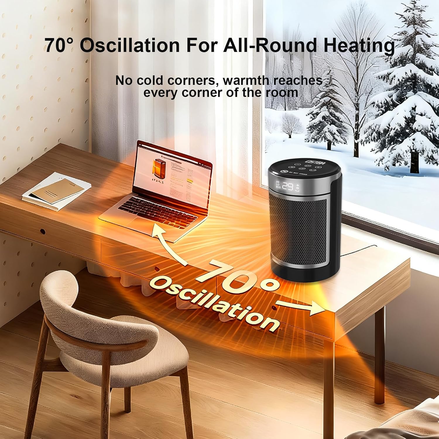 OSTBA PTC-907B Portable-Electric-Heat - View #3