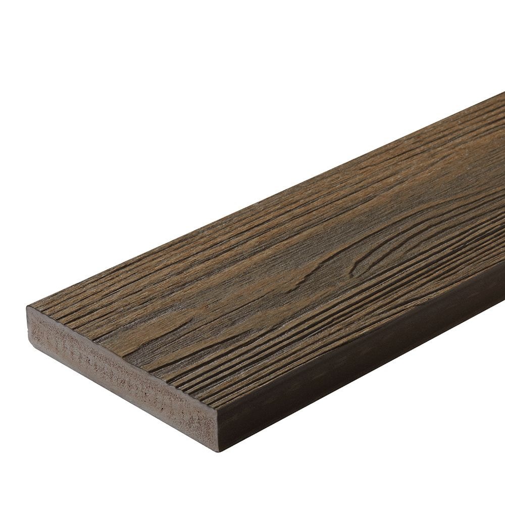 Fortress Building Products 1 In X 5 In X 12 Ft Brazilian Teak Brown Square Pvc Deck Board In The 