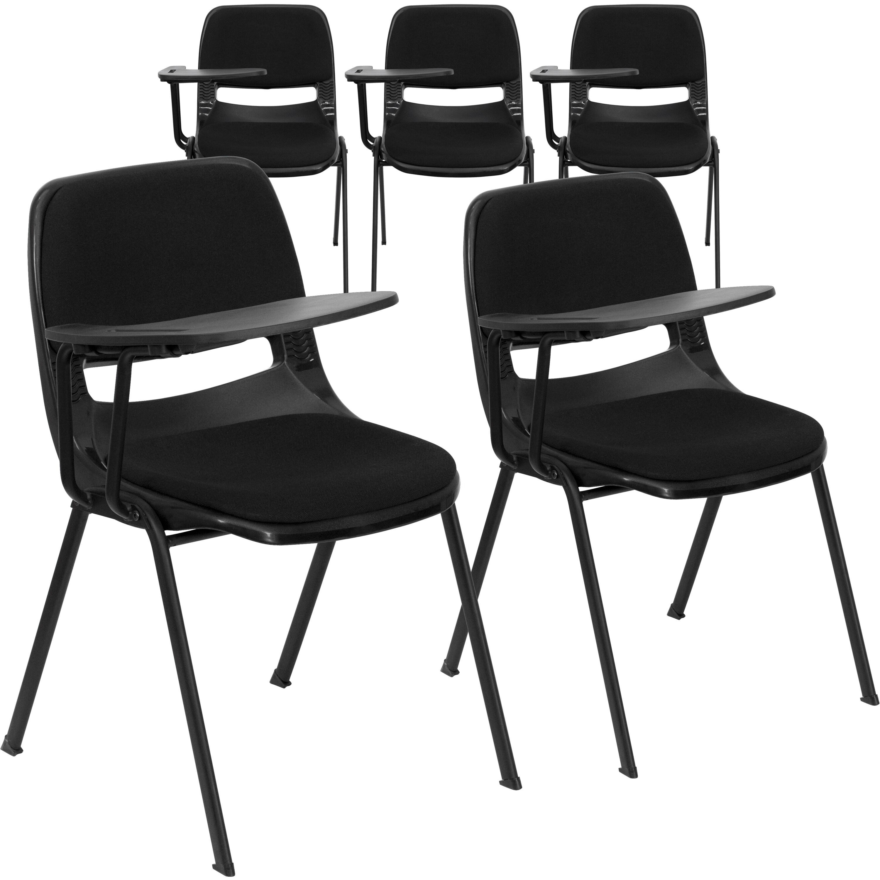 Flash Furniture Contemporary Black Metal Accent Kids Chairs Set Of 5   50228487 