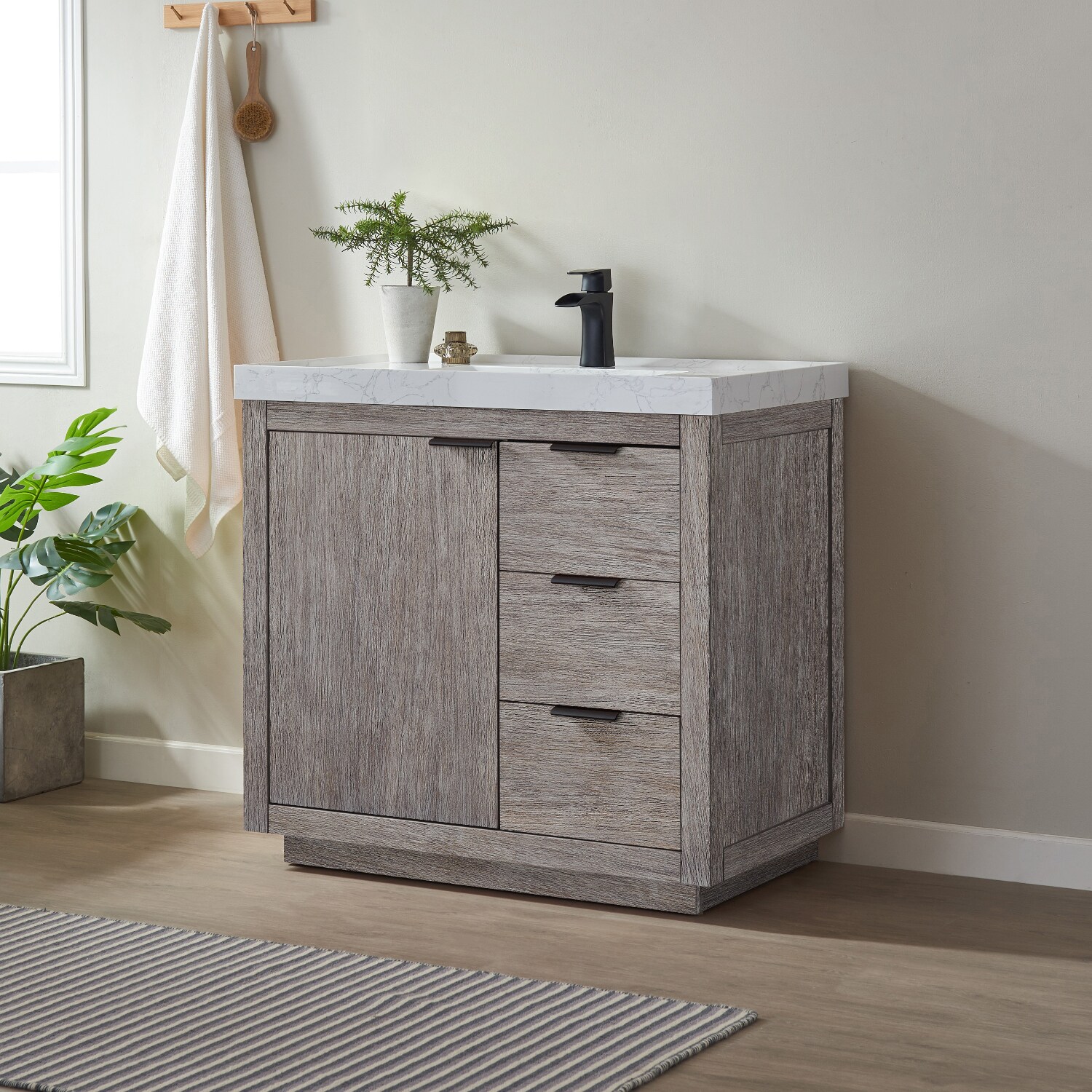 Vinnova 701536-CR-GW-NM Bath-Vanity-Combo - View #2