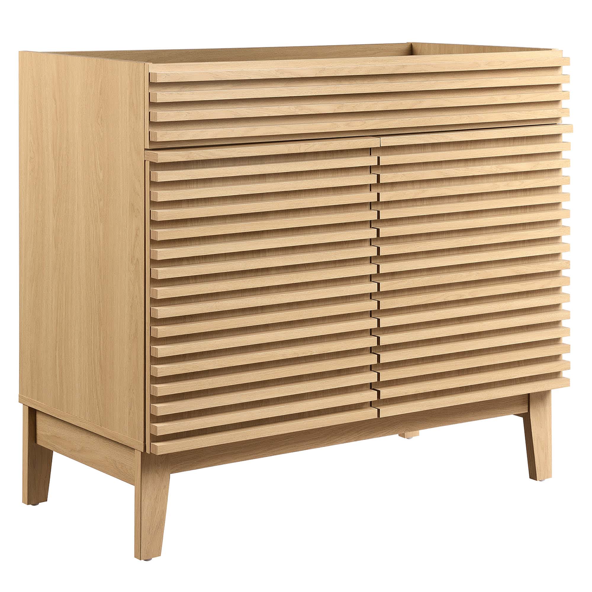 Modway  Render 36-in Bathroom Vanity Cabinet in Oak