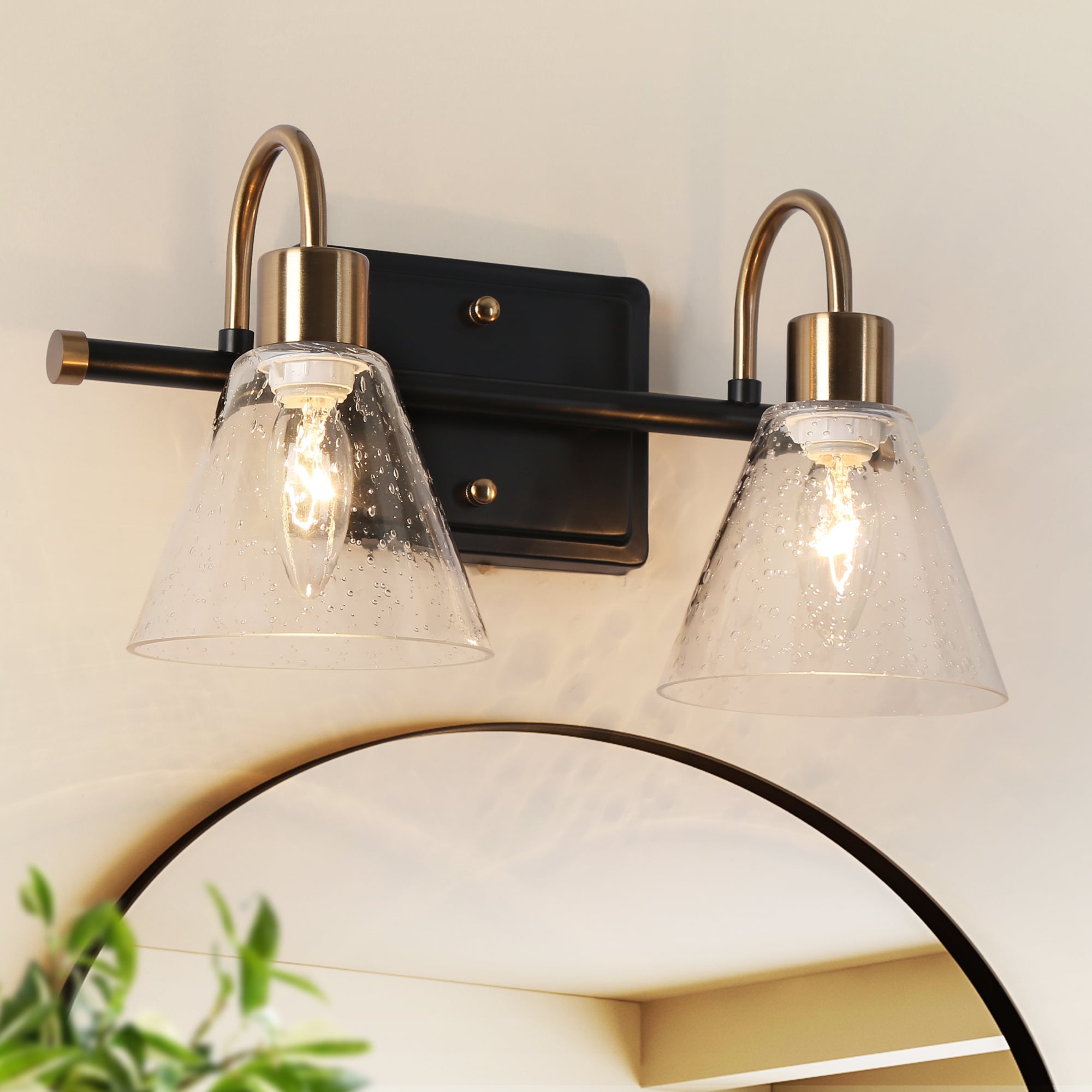 Uolfin ENRZN3-LWS273W2-F8 14-in 2 -Light Matte Multiple colors Modern/contemporary Vanity light