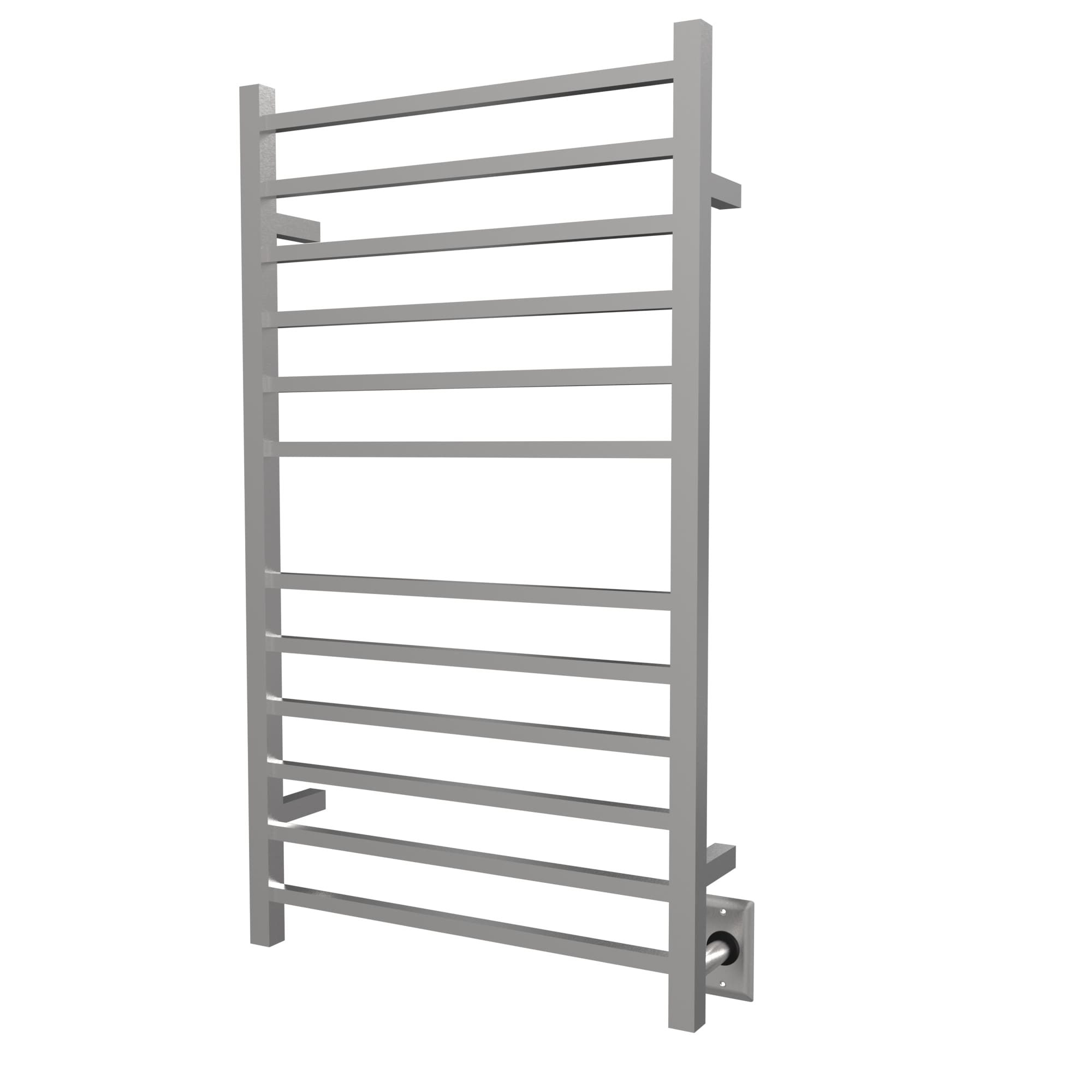 Amba Products Brushed Stainless Hardwired Wall Mount Towel Warmer 24.5 in x 4.75 in x 41 in in the Towel Warmers department at Lowes