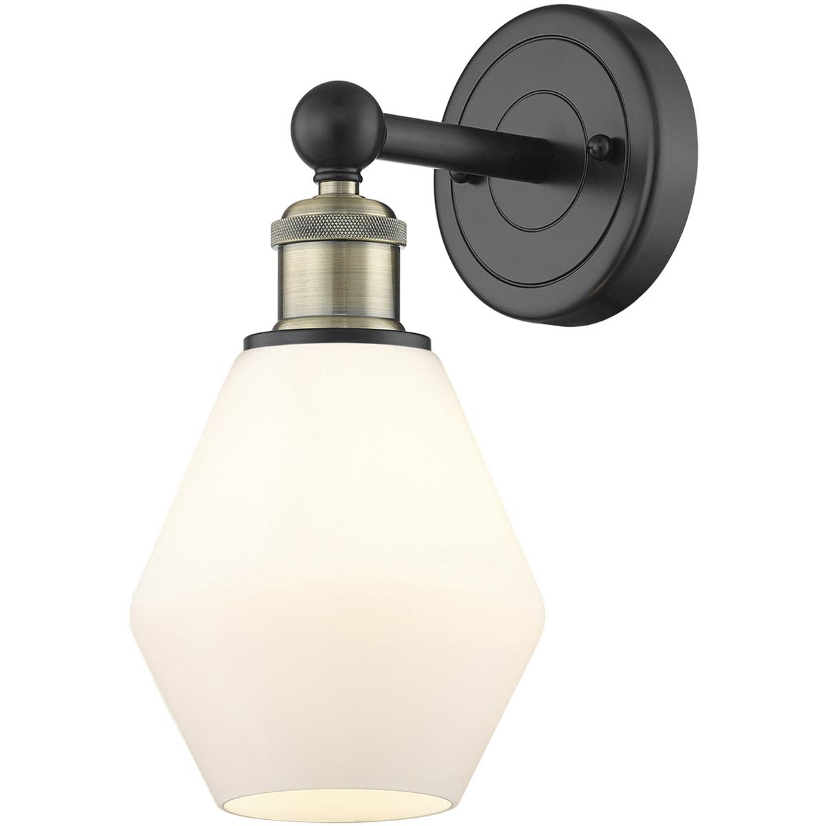 Innovations Lighting - 616-1W-BAB-G651-6 Cindyrella Wall Sconce Black Antique Brass