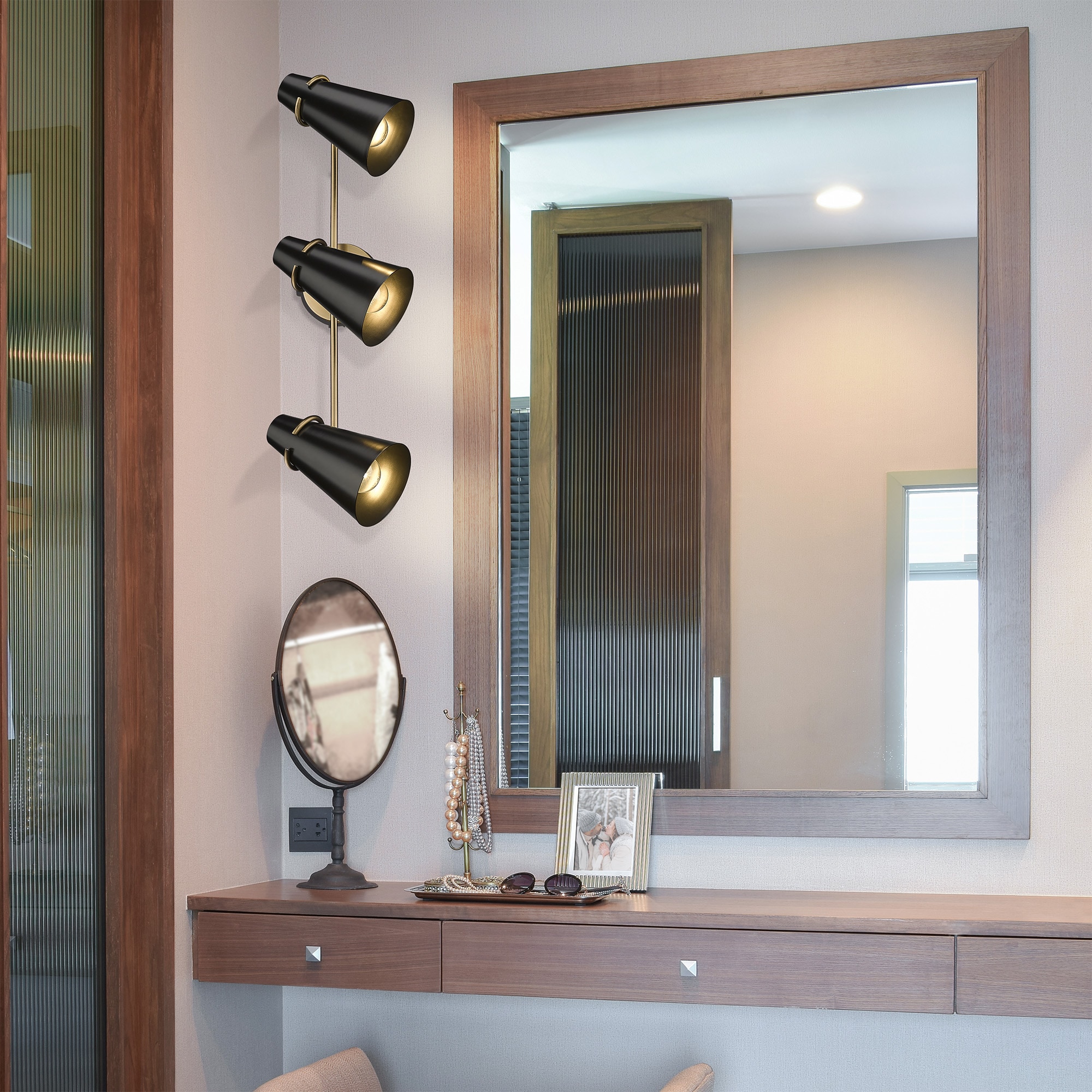 Golden Lighting 2122-BA3 MBS-BLK b089995 - View #8