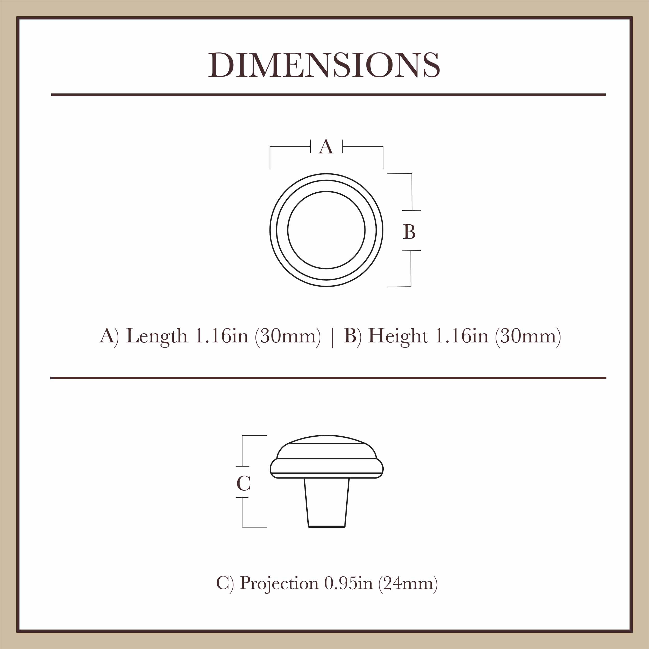 allen + roth P30068W-SN-C Cabinet-Knobs - View #6