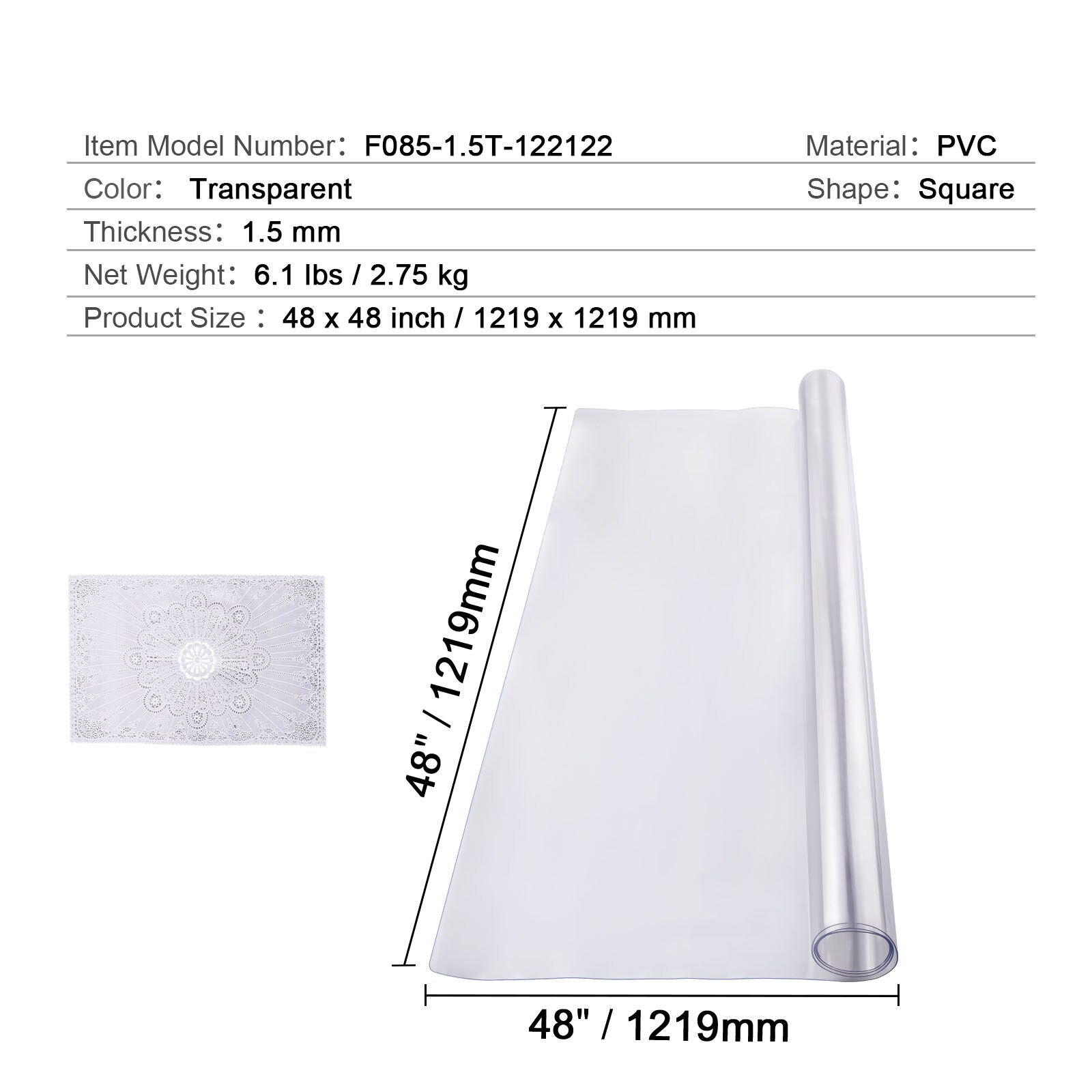 VEVOR SCZFXPVCZB4806965V0 Table-Covers - View #7