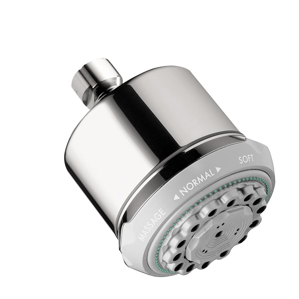 Hansgrohe 28496001 Clubmaster Chrome 3-Spray Shower Head 2.5-GPM (9.5-LPM)