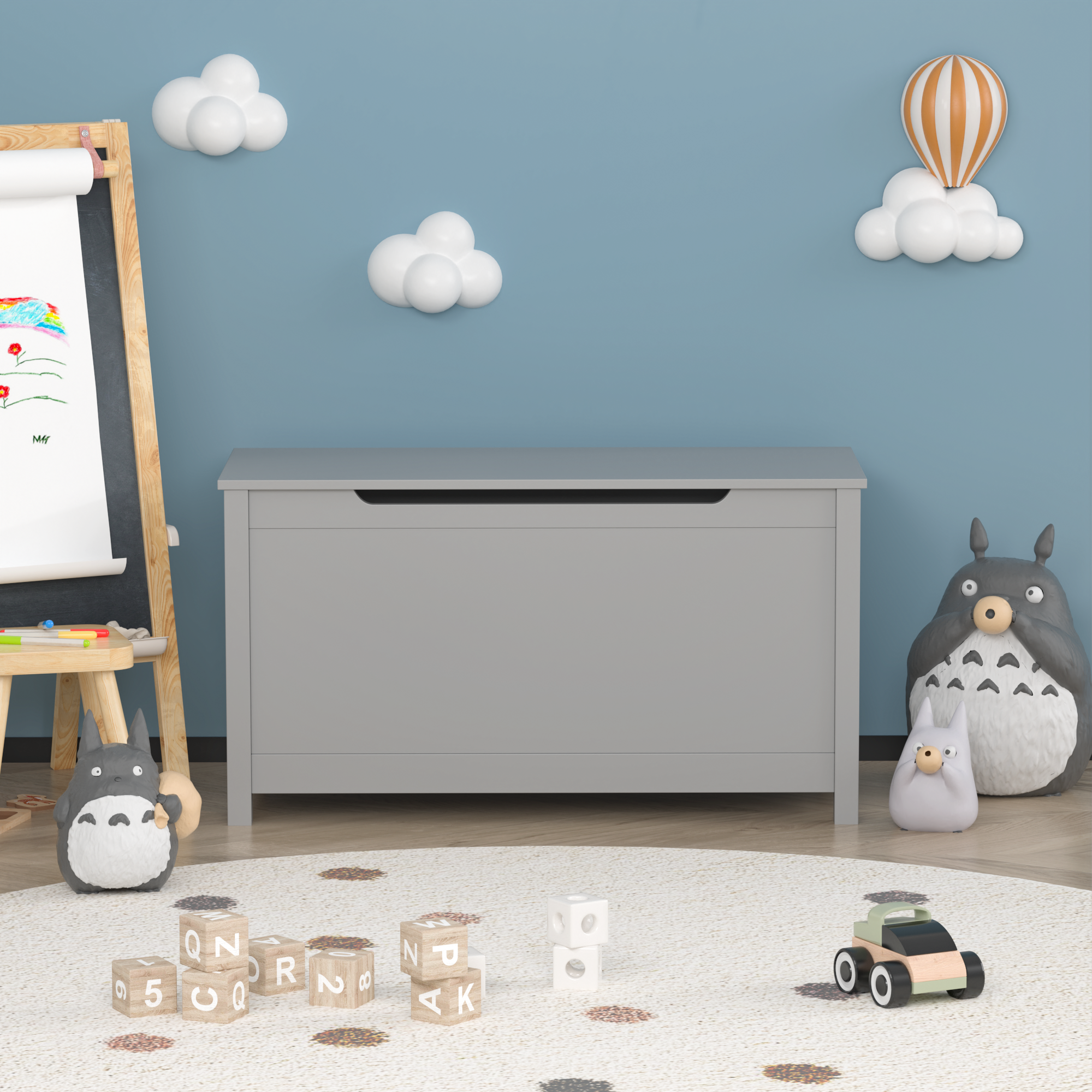Sumyeg WF-EA-003 GRAY Toy-Boxes - View #2