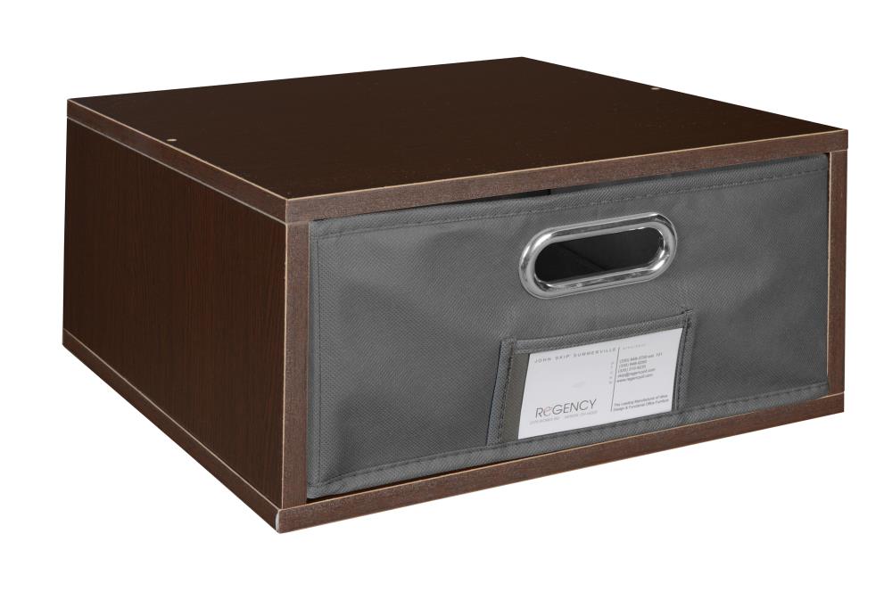 Niche Cubo Deluxe Storage Set With With Full and Half Size Cubes Truffle 3 6 