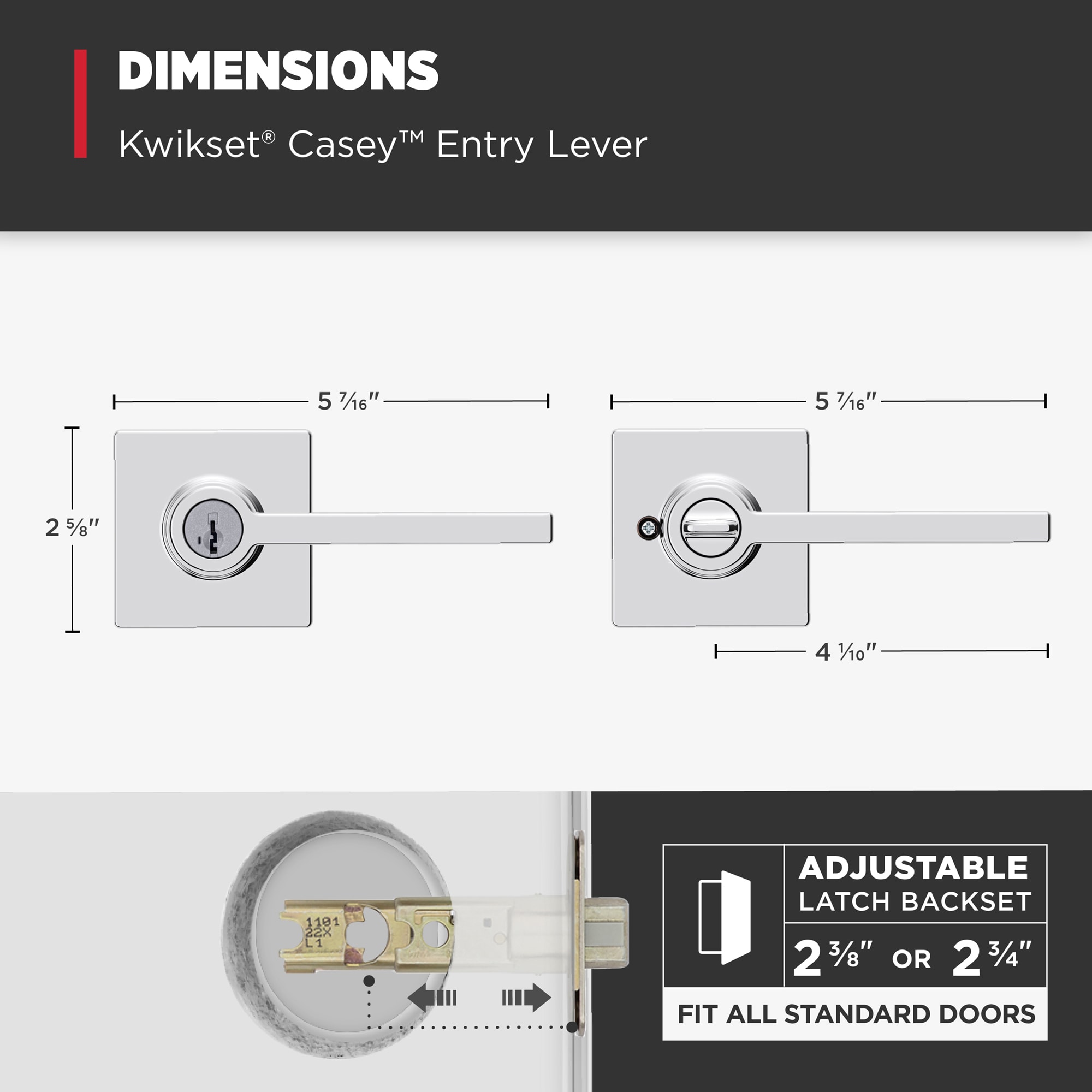 Kwikset 405CSL SQT 26 SMT Door-Handles - View #9