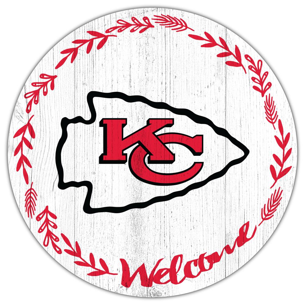 Fan Creations Kansas City Chiefs Welcome 12in Circle | N1019-KCC