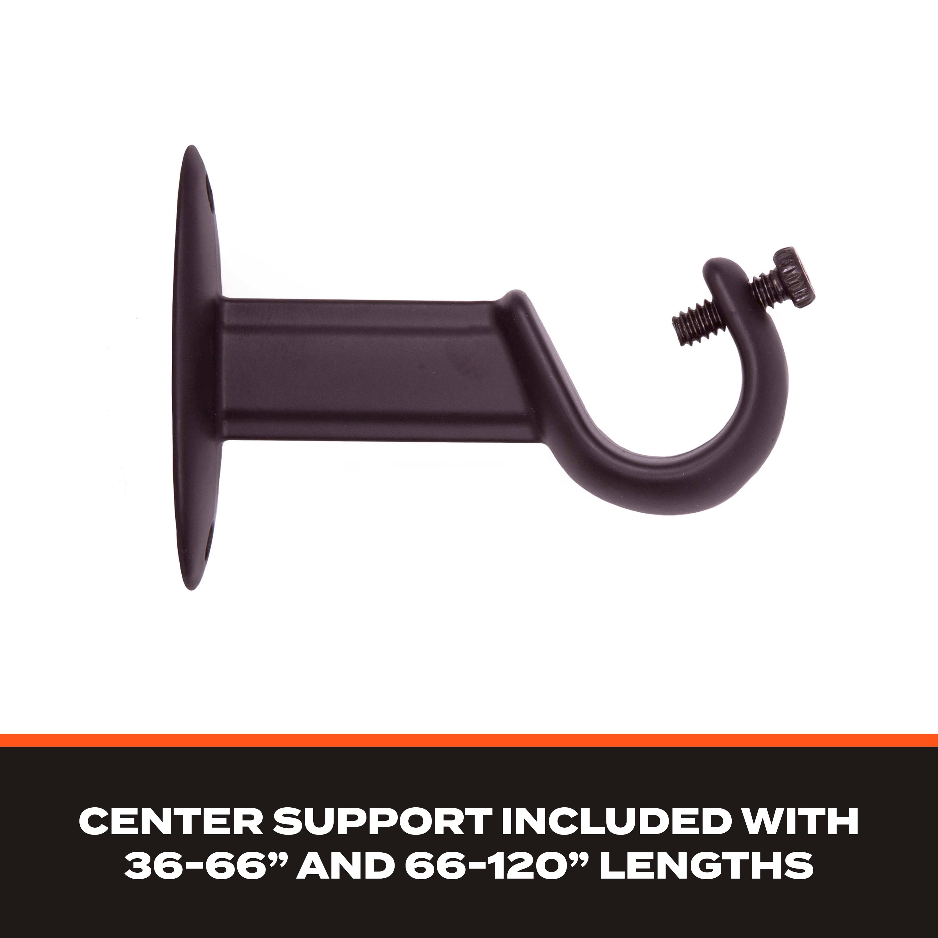 Oil Rubbed Bronze Adjustable Room Darkening Curtain Rod