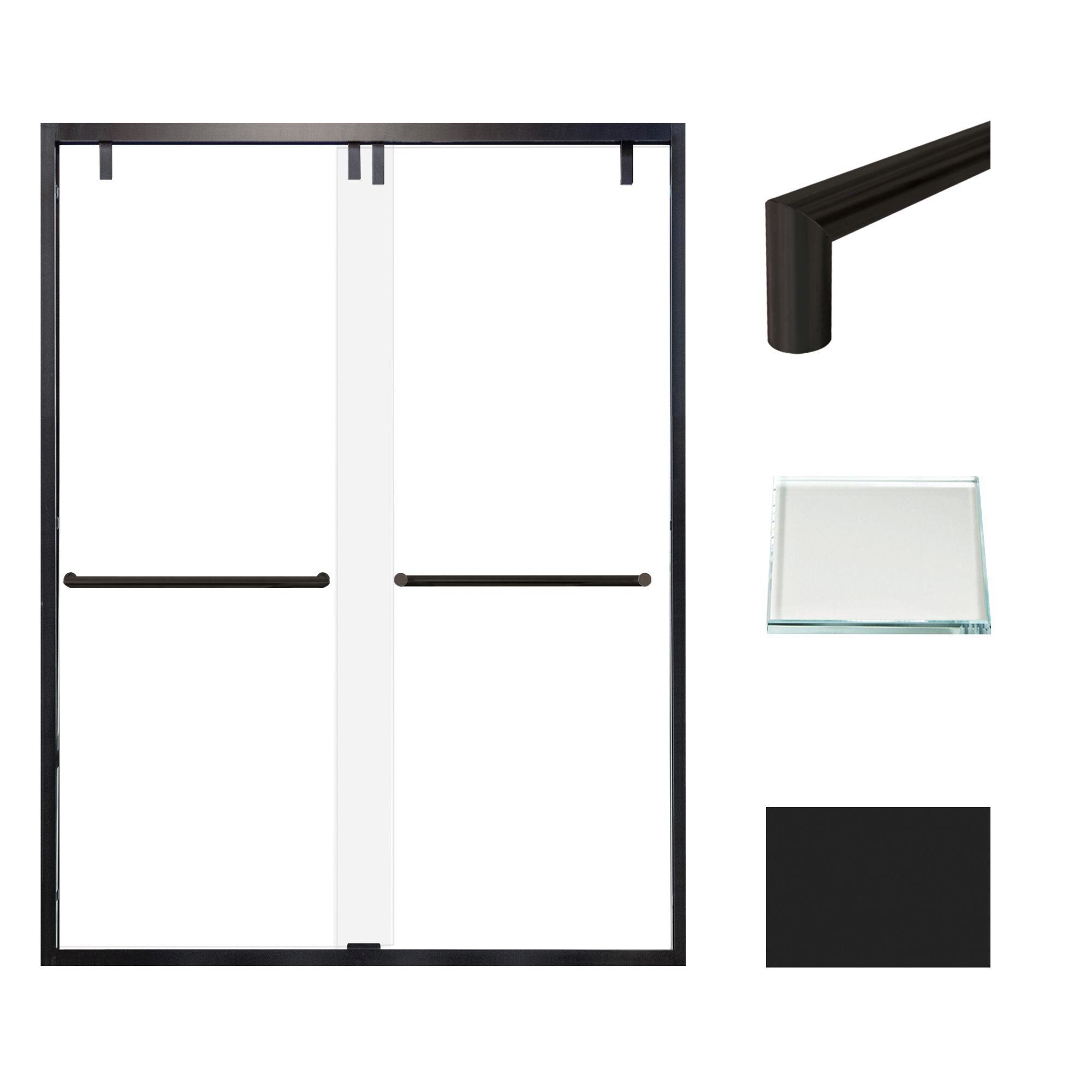 Transolid EBPT608010L-T-MB Shower-Doors - View #2