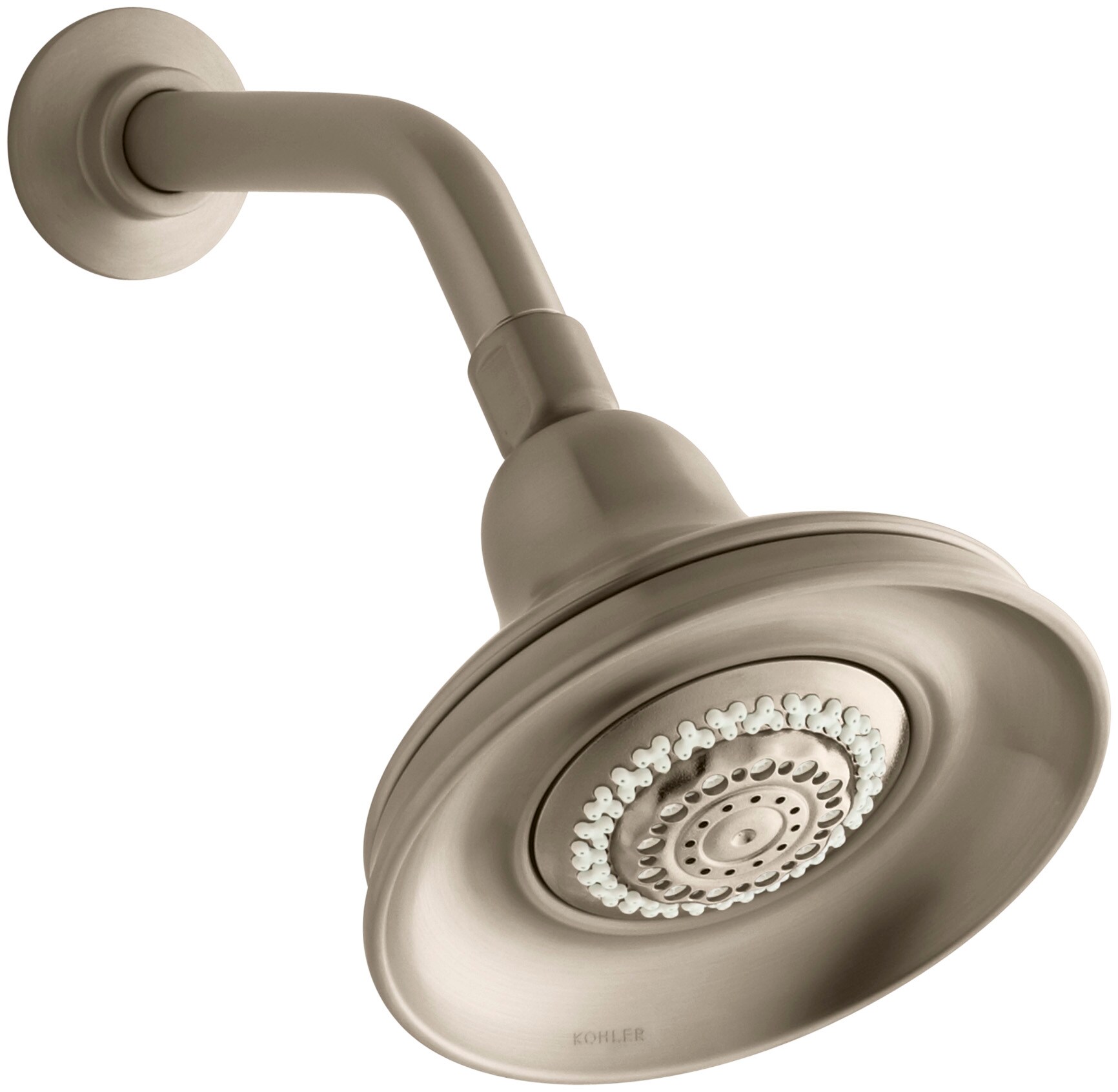 Kohler Bancroft Vibrant Brushed Bronze Round Fixed Showerhead Shower Head 25 Gpm 95 Lpm At 9572