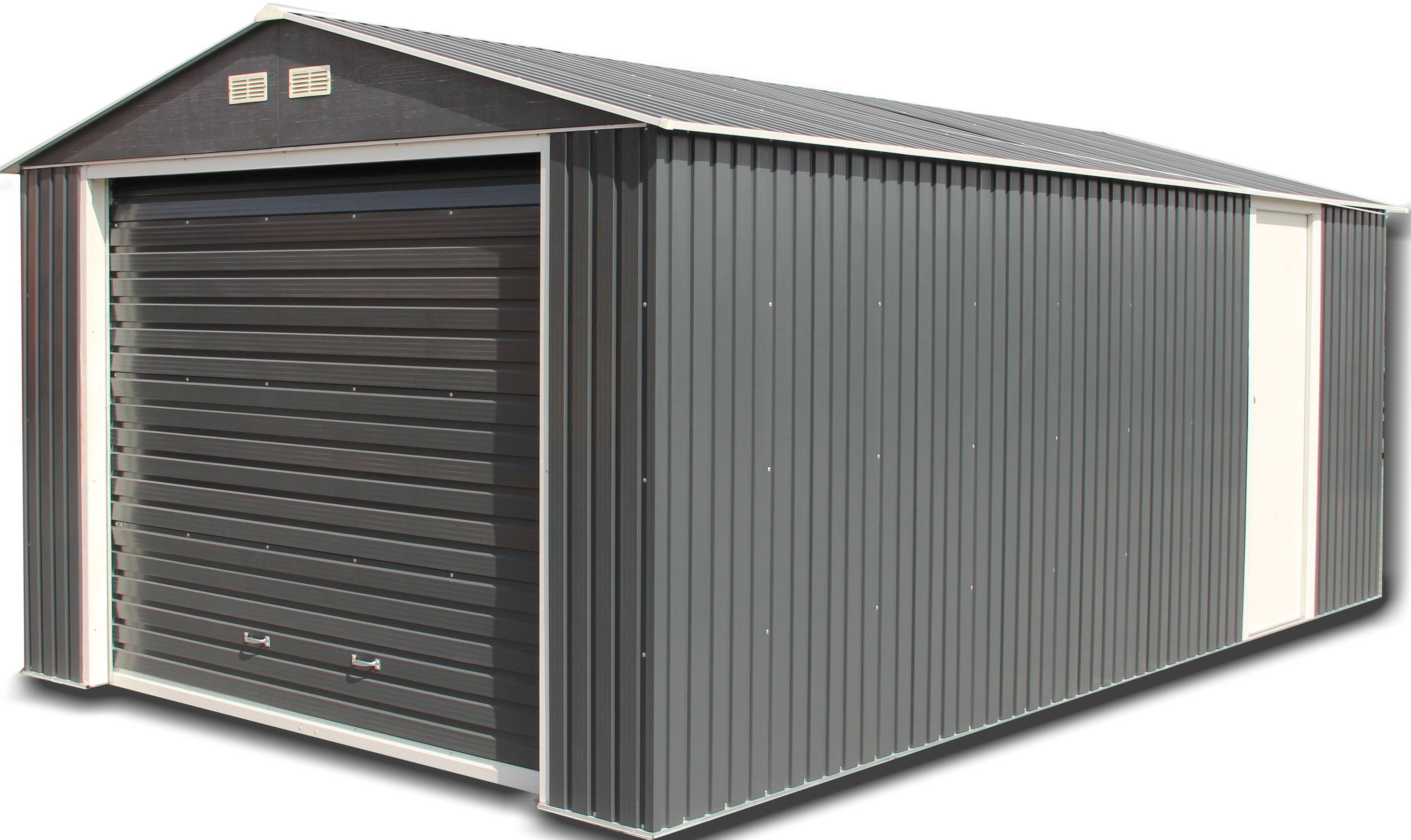 DuraMax Building Products 12-ft x 20-ft Metal Single Car Garage Building in  the Garage Buildings department at