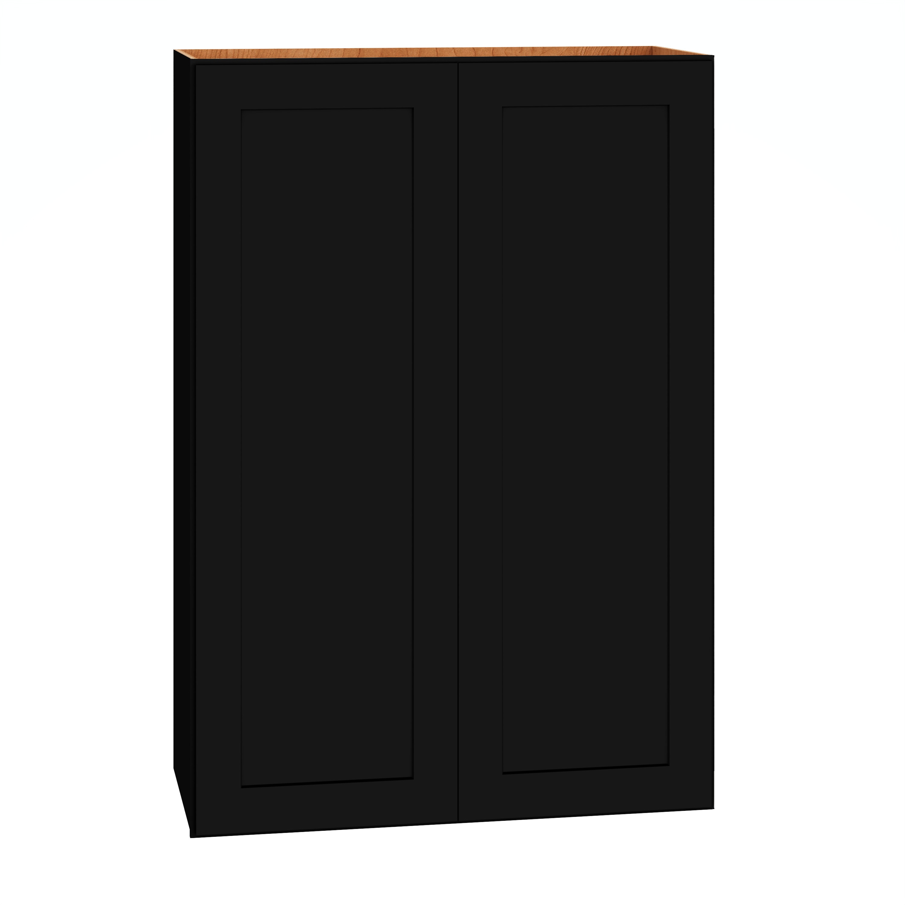 Diamond Express 61I-W2739 Jamestown 27-in W x 39-in H x 12-in D Black Wall Fully assembled Plywood Cabinet (Recessed Panel Shaker)