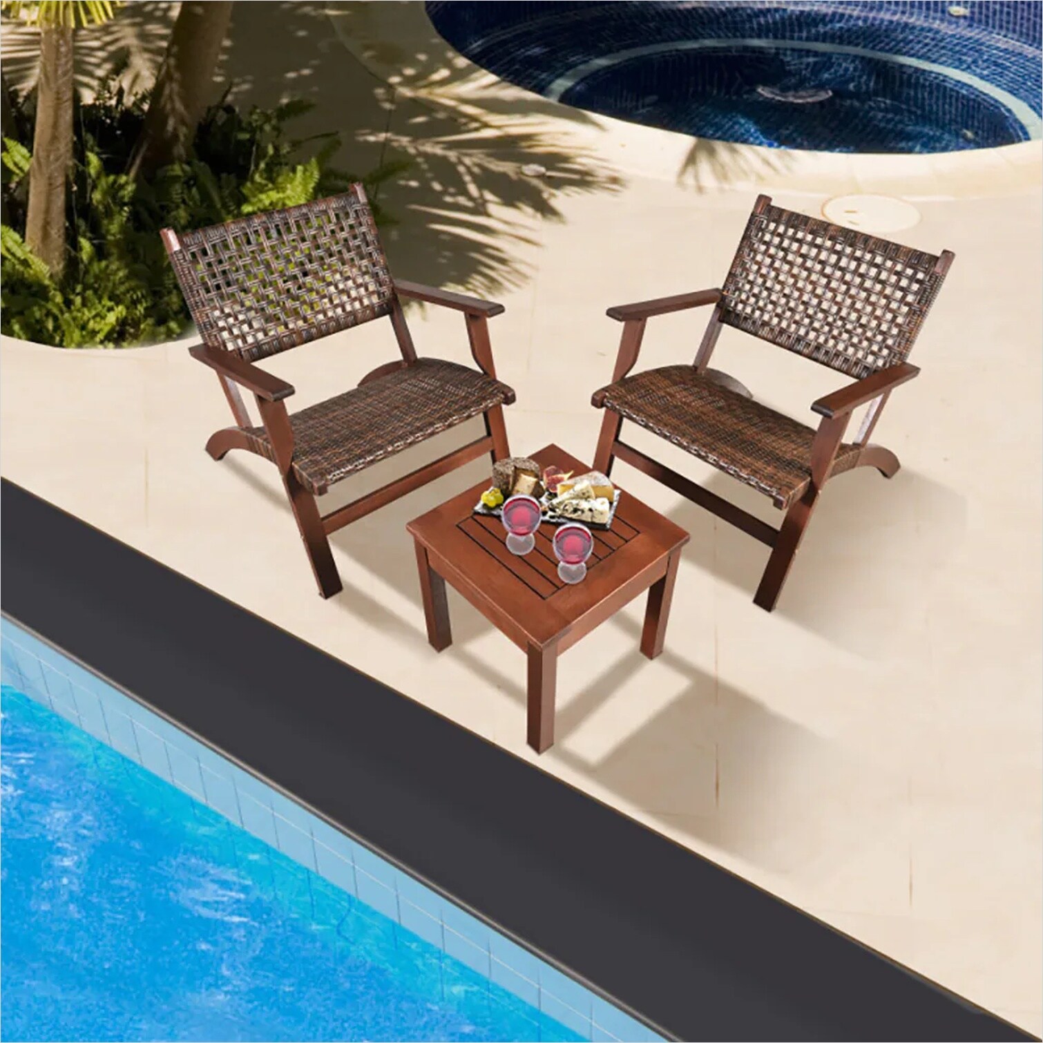 FlowLuxe FWVZKAZYN9NV Patio-Conversation-Sets - View #7