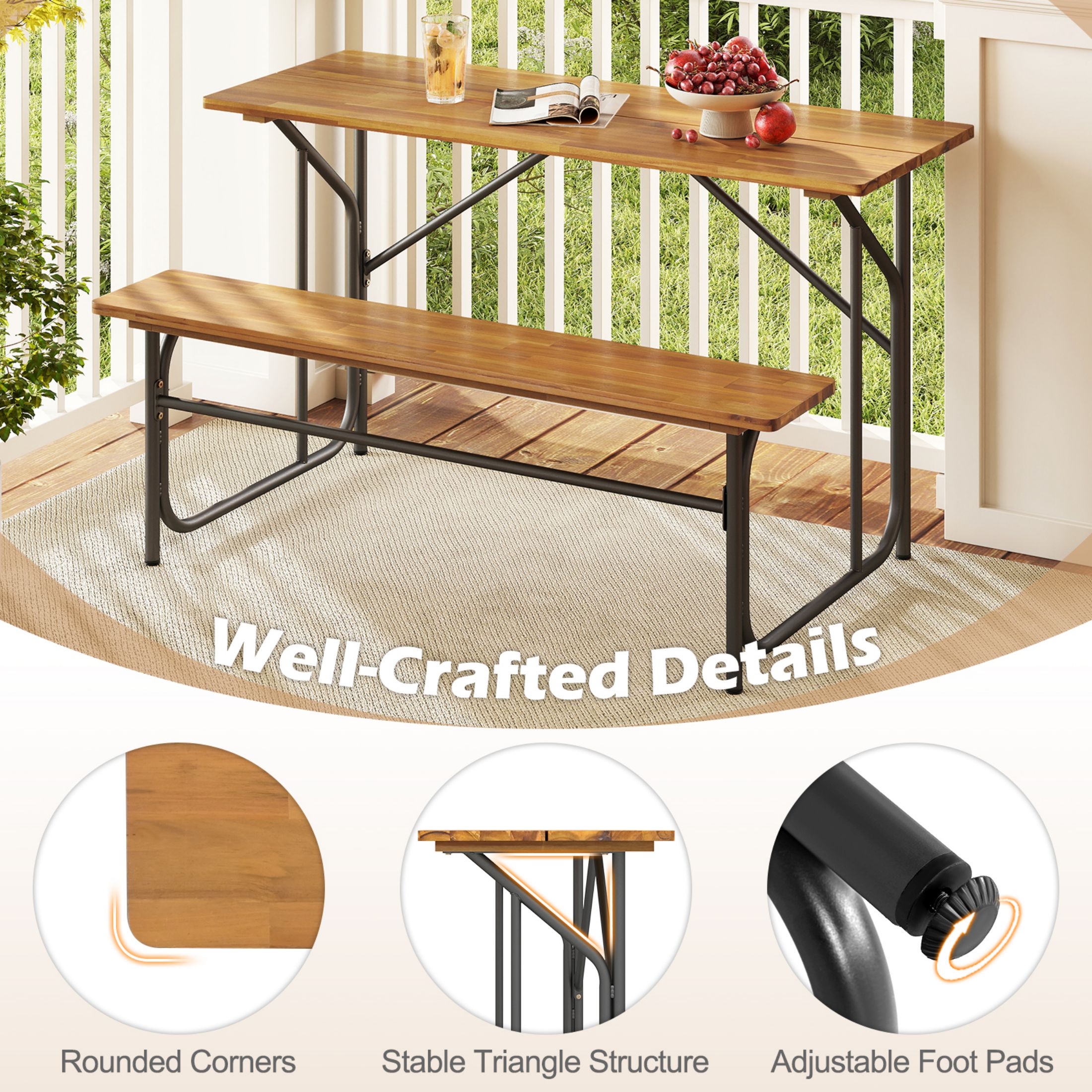 LIVIZA OUZ74255 Picnic-Tables - View #5