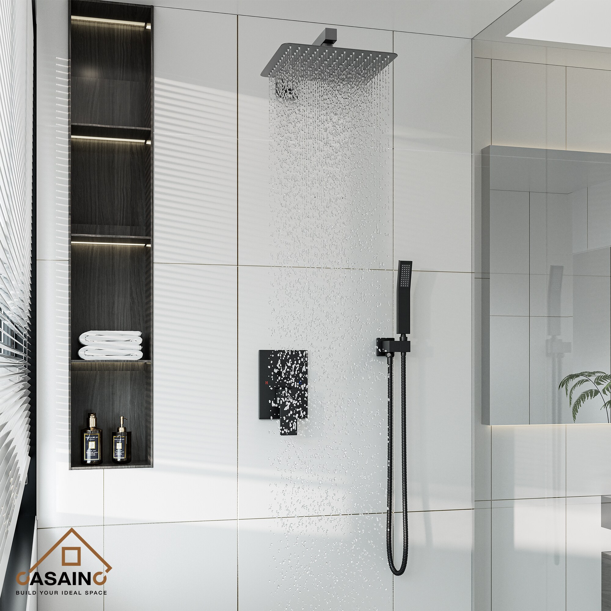 CASAINC WF-W98W02LSJ-12 Showerhead-Bar-Panels - View #4