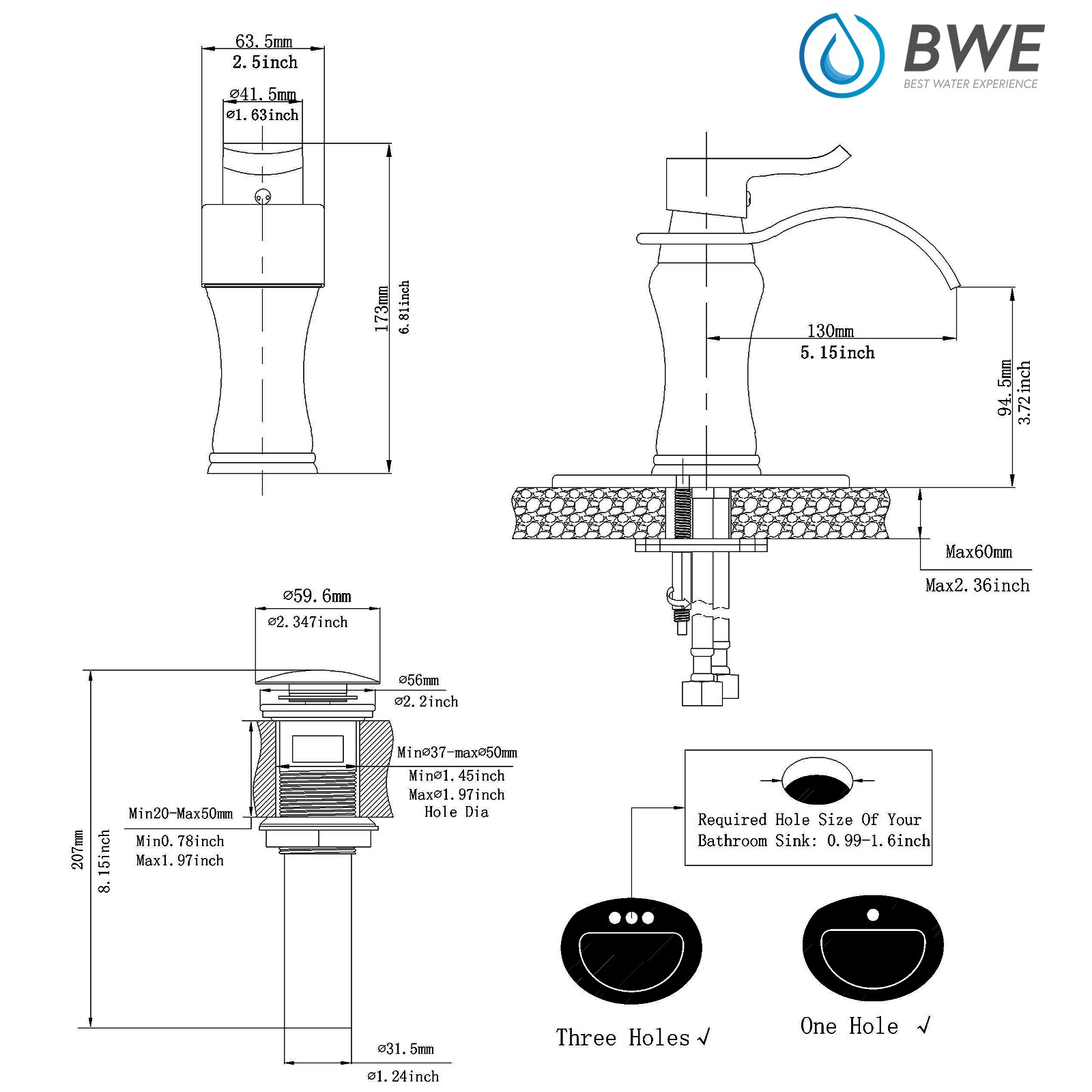 BWE A-96089-B-2 Lavatory-Faucets - View #9