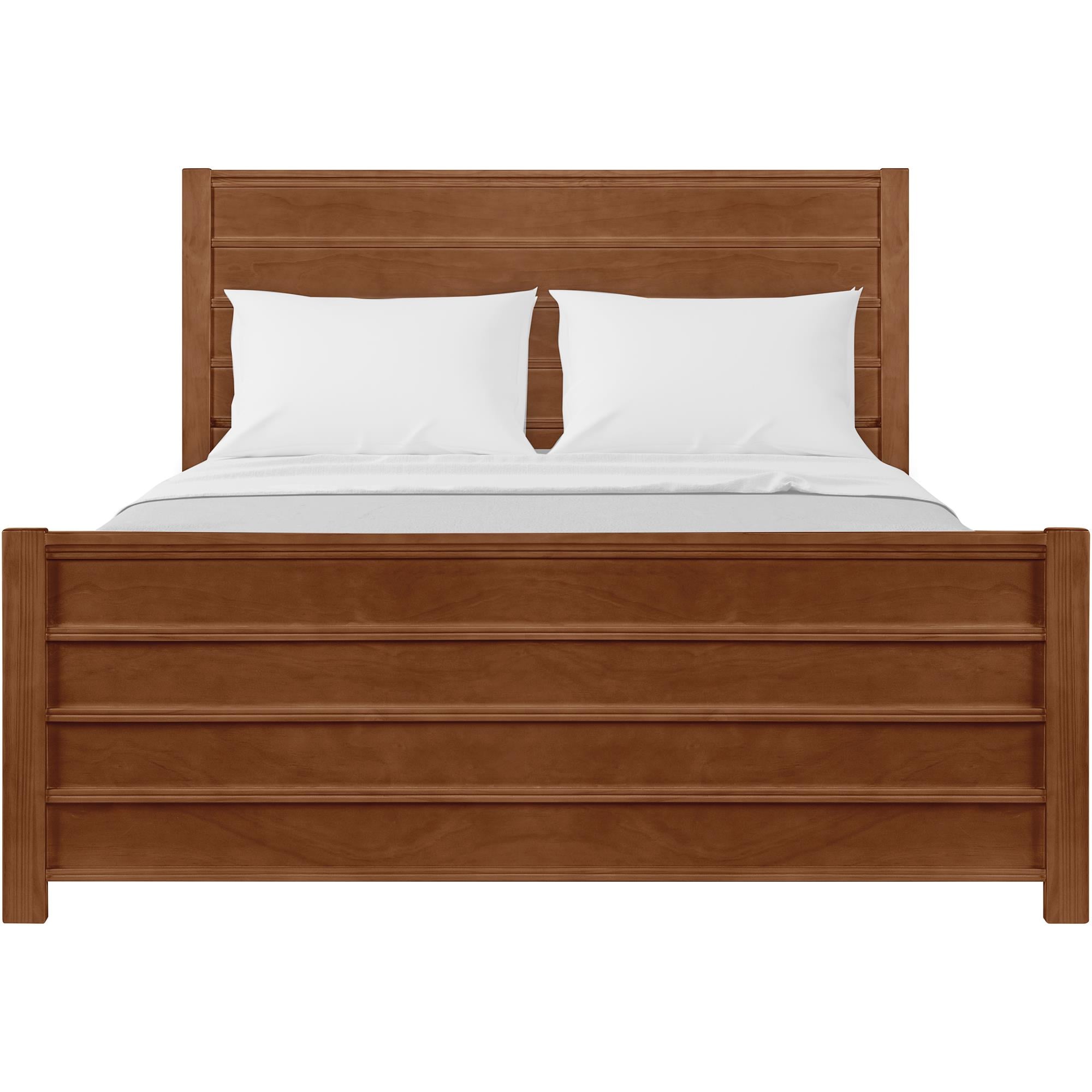 Camden Isle 116533 Caroline Walnut King Wood Platform Bed