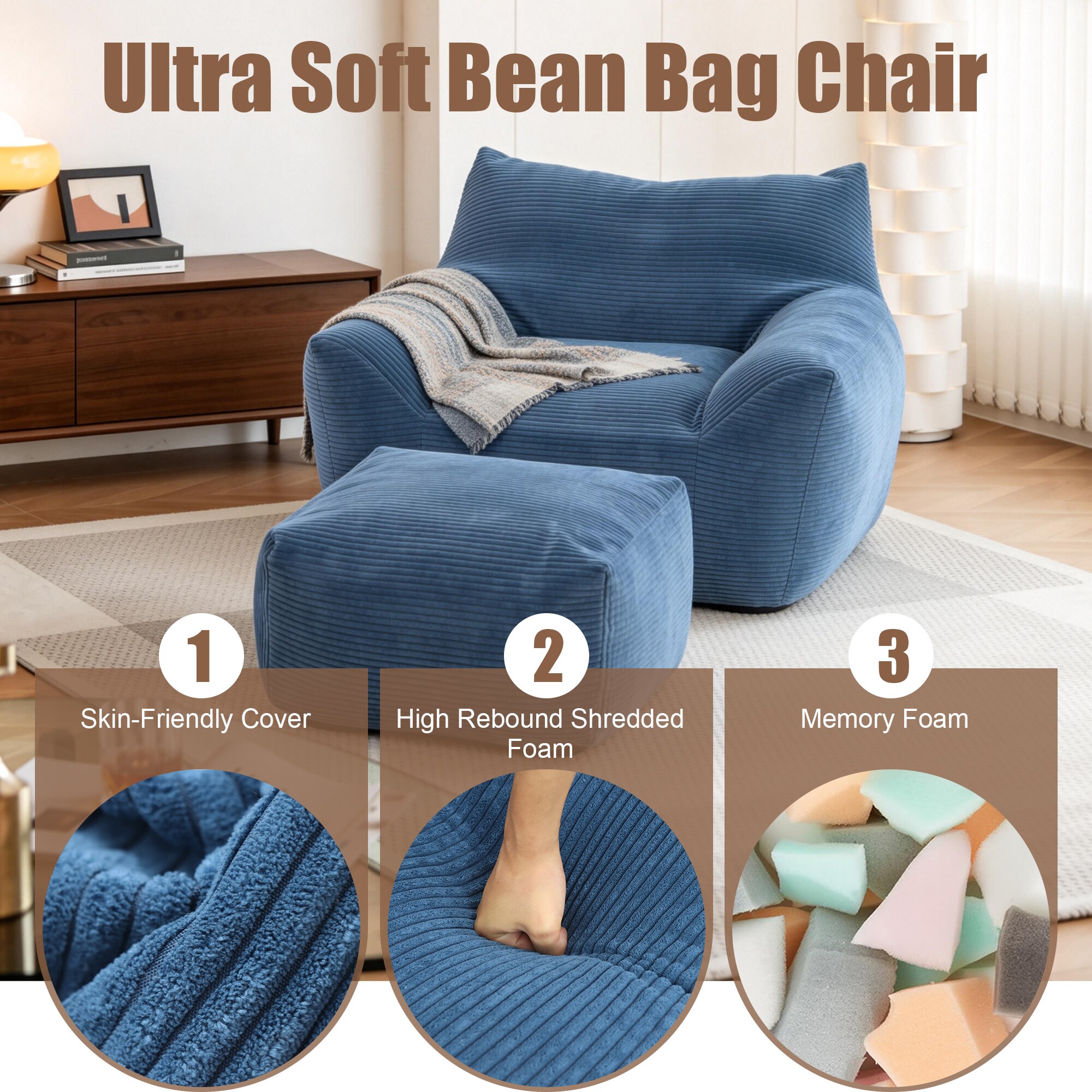 Blisstyle BB4 Bean-Bag-Chairs - View #6