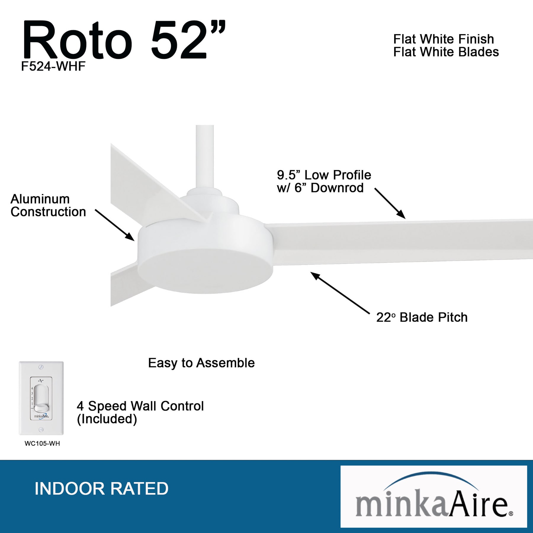 Minka Aire F524-WHF Ceiling-Fans - View #4