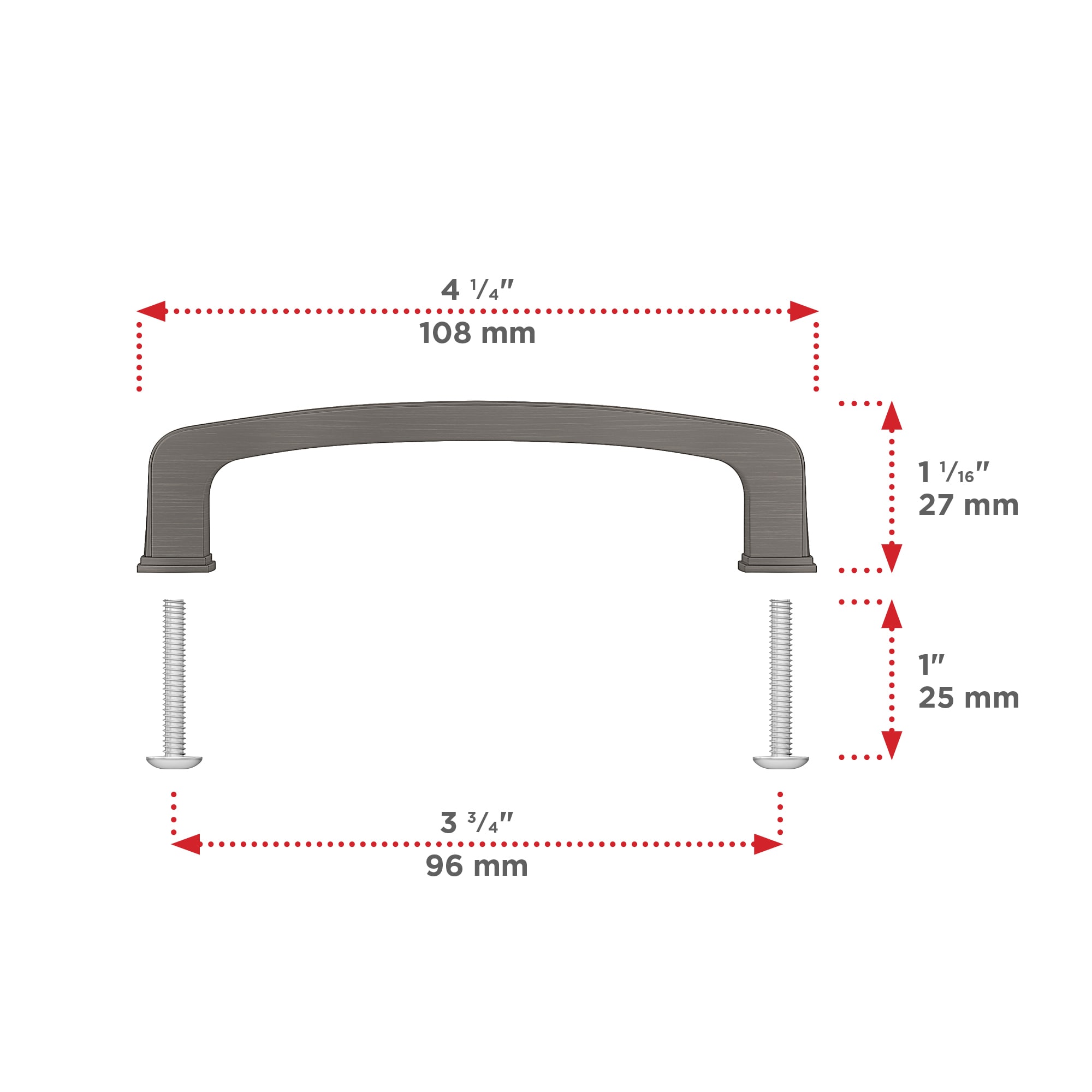 Richelieu BP81092143 Cabinet-Pulls - View #4