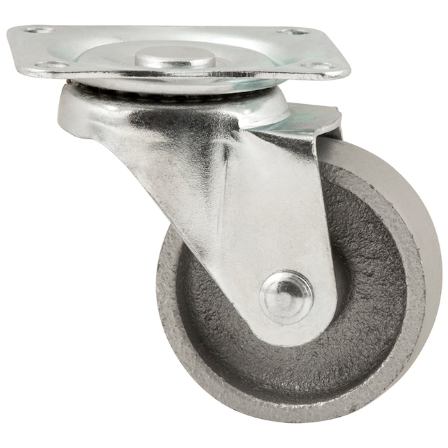 Shepherd Hardware 2-in Steel Swivel Caster - 110 lbs Load Capacity - Plate  Mounted - Heat, Oil, and Chemical Resistant in the Casters department at