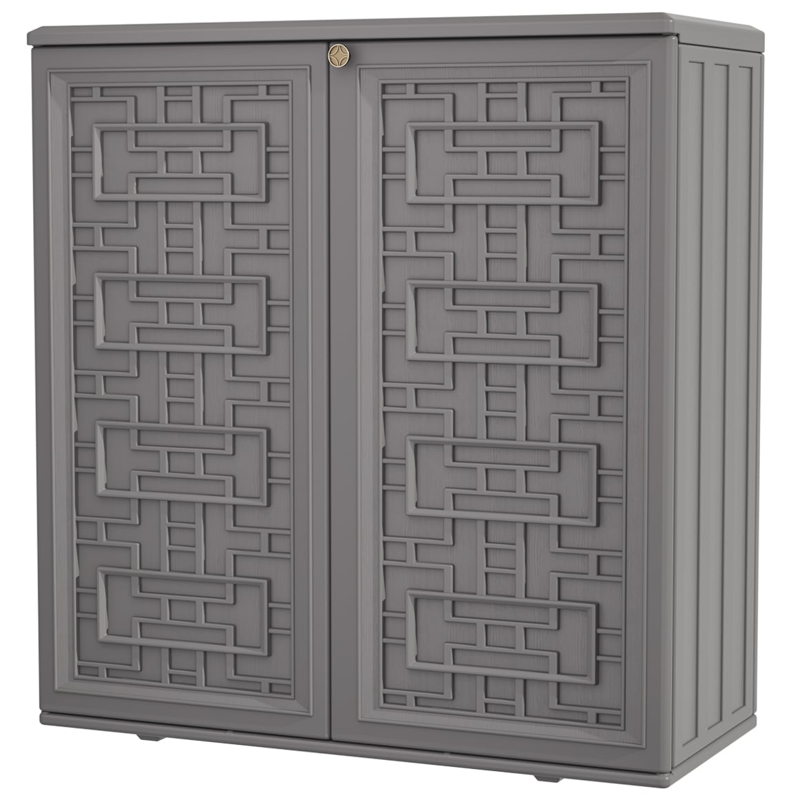 WELLFOR TATY0518 15-in x 34-in Gray Outdoor Storage