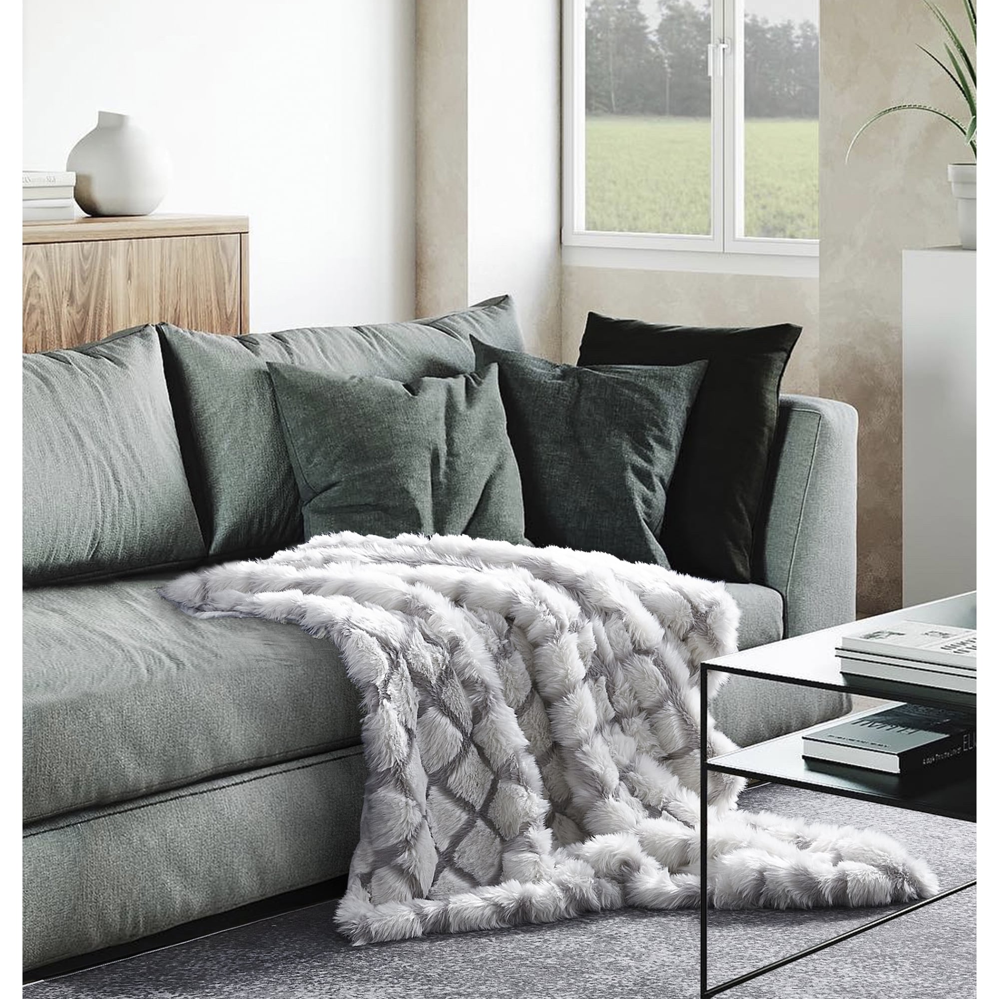 Inspired Home T389-30GR-LS Blankets-And-Throws - View #2