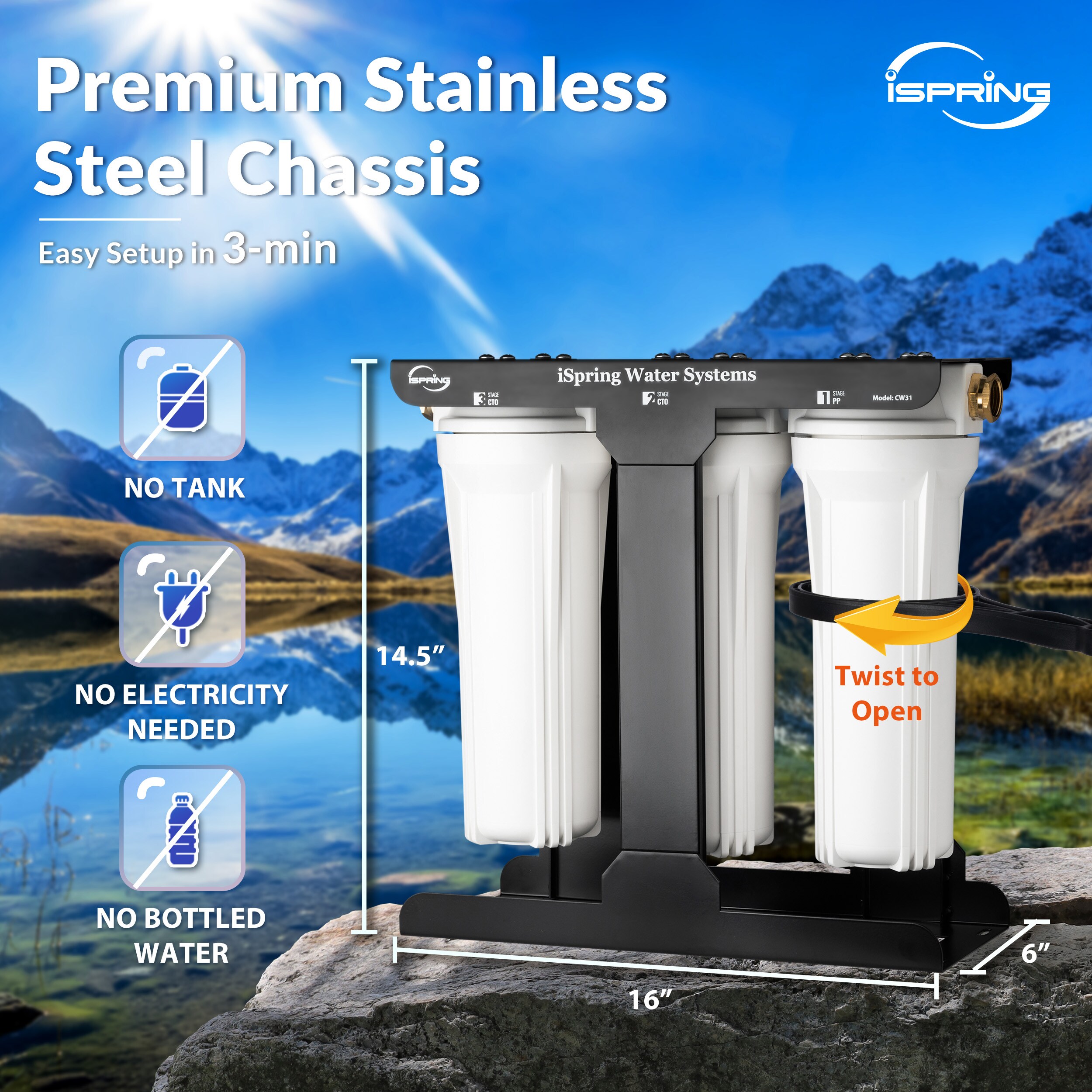 iSpring CW31 Under-Sink-Filtration-Systems - View #4