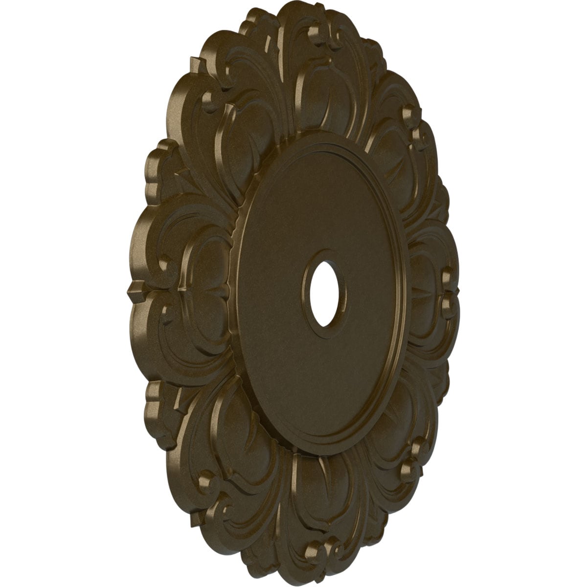 Ekena Millwork CM32ANBRS Ceiling-Medallions - View #2
