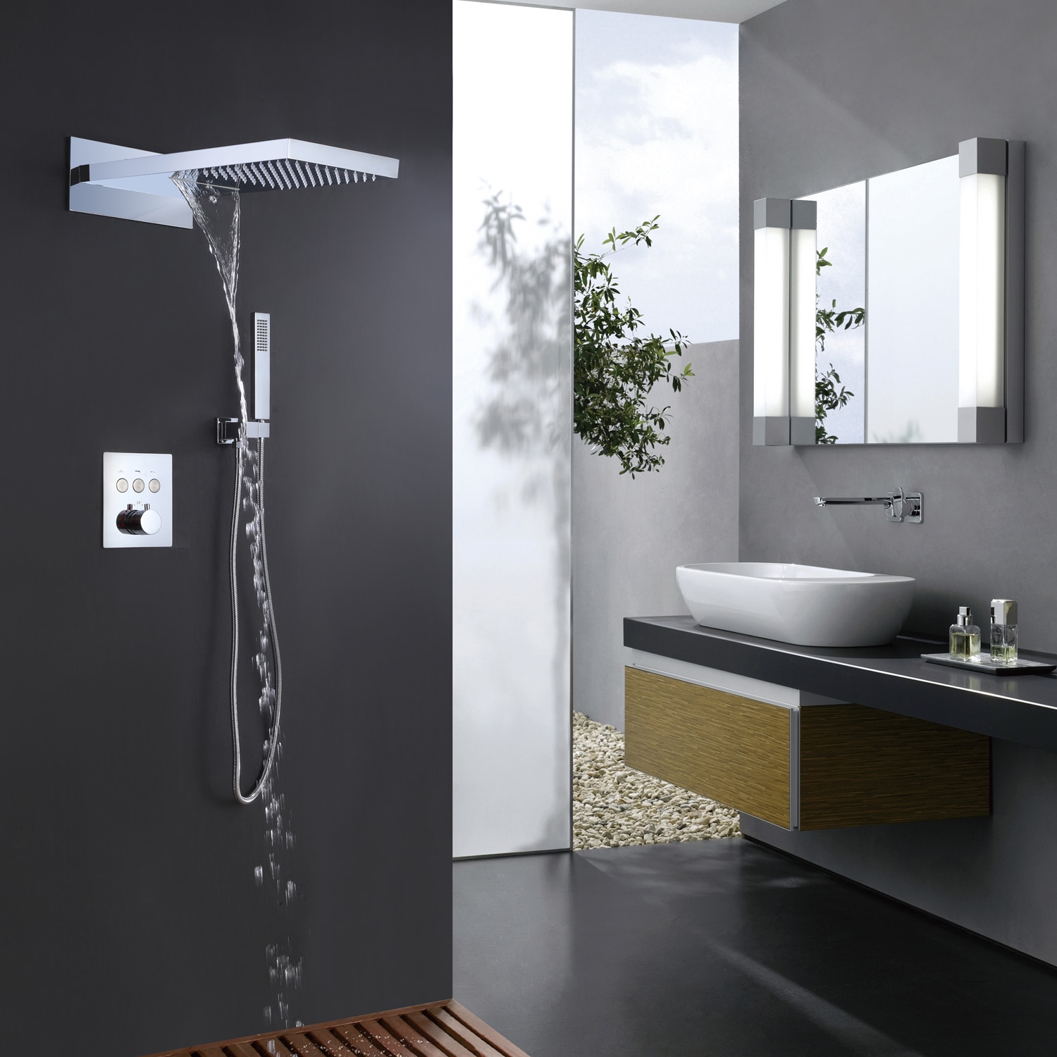 CASAINC WE-SS07CH Showerhead-Bar-Panels - View #2