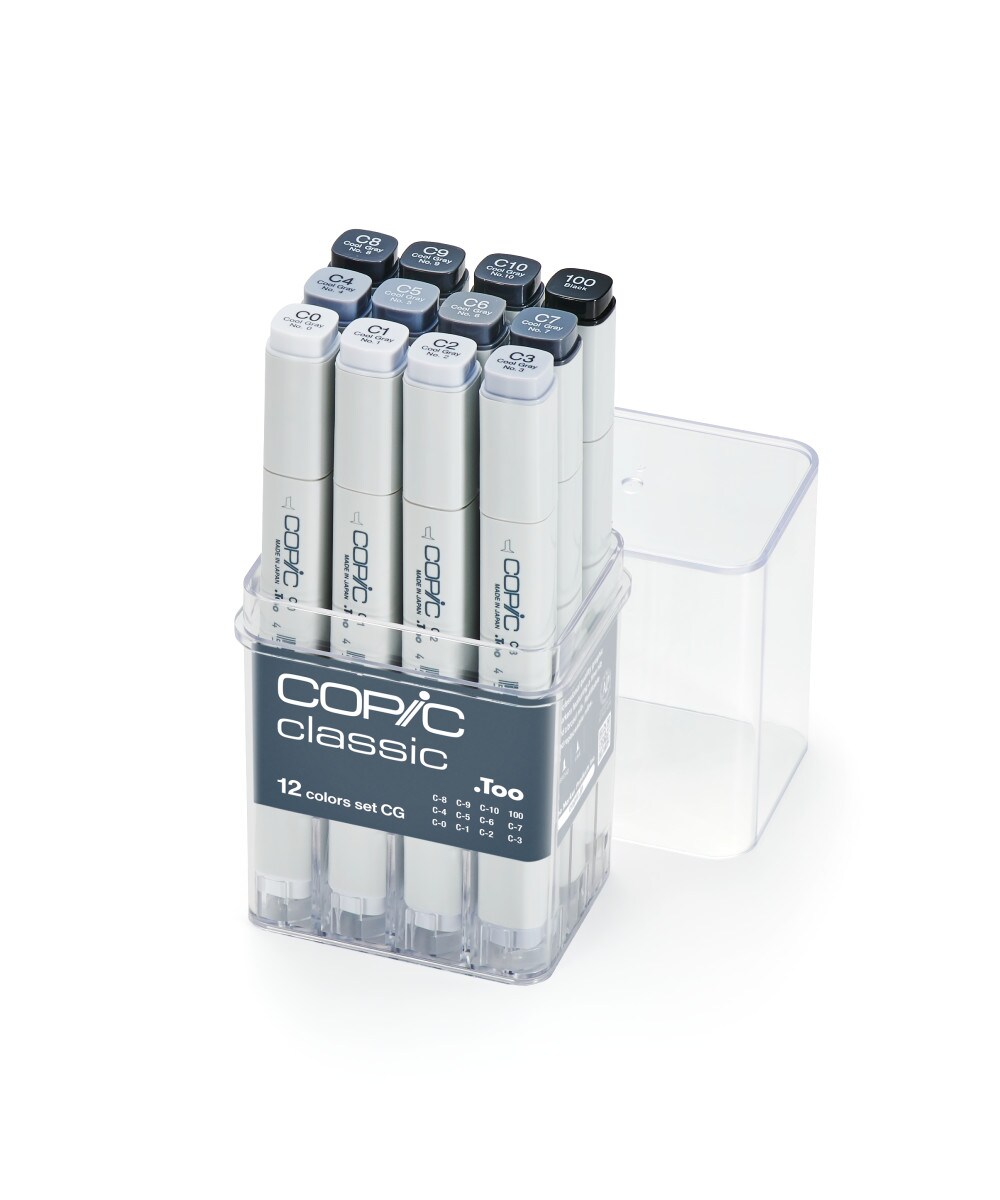 COPIC CMCCG12V2 CMCCG12V2 Multiple Colors/Finishes Plastic Assorted