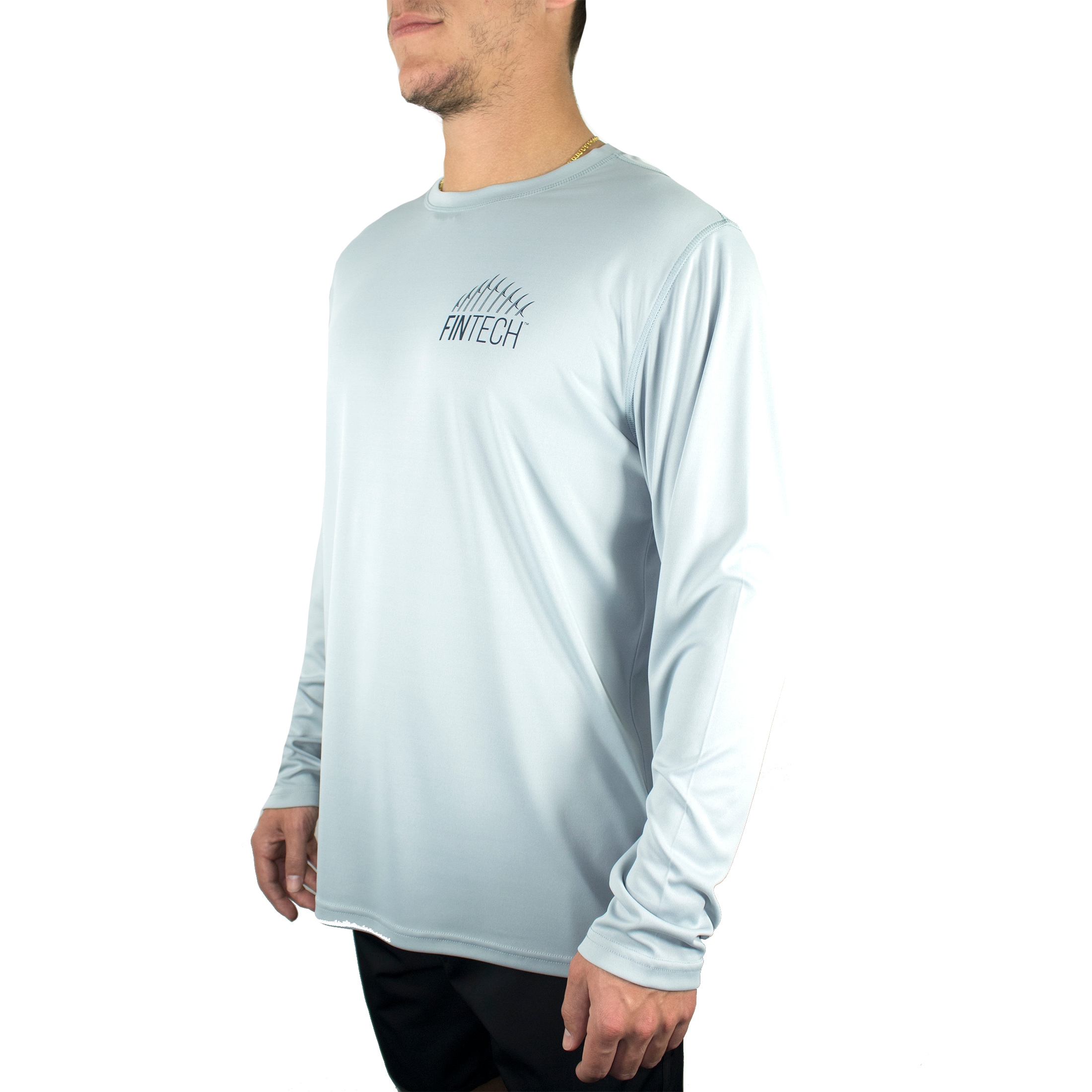FINTECH Men's Long Sleeve Graphic T-shirt (Large) in the Tops & Shirts  department at