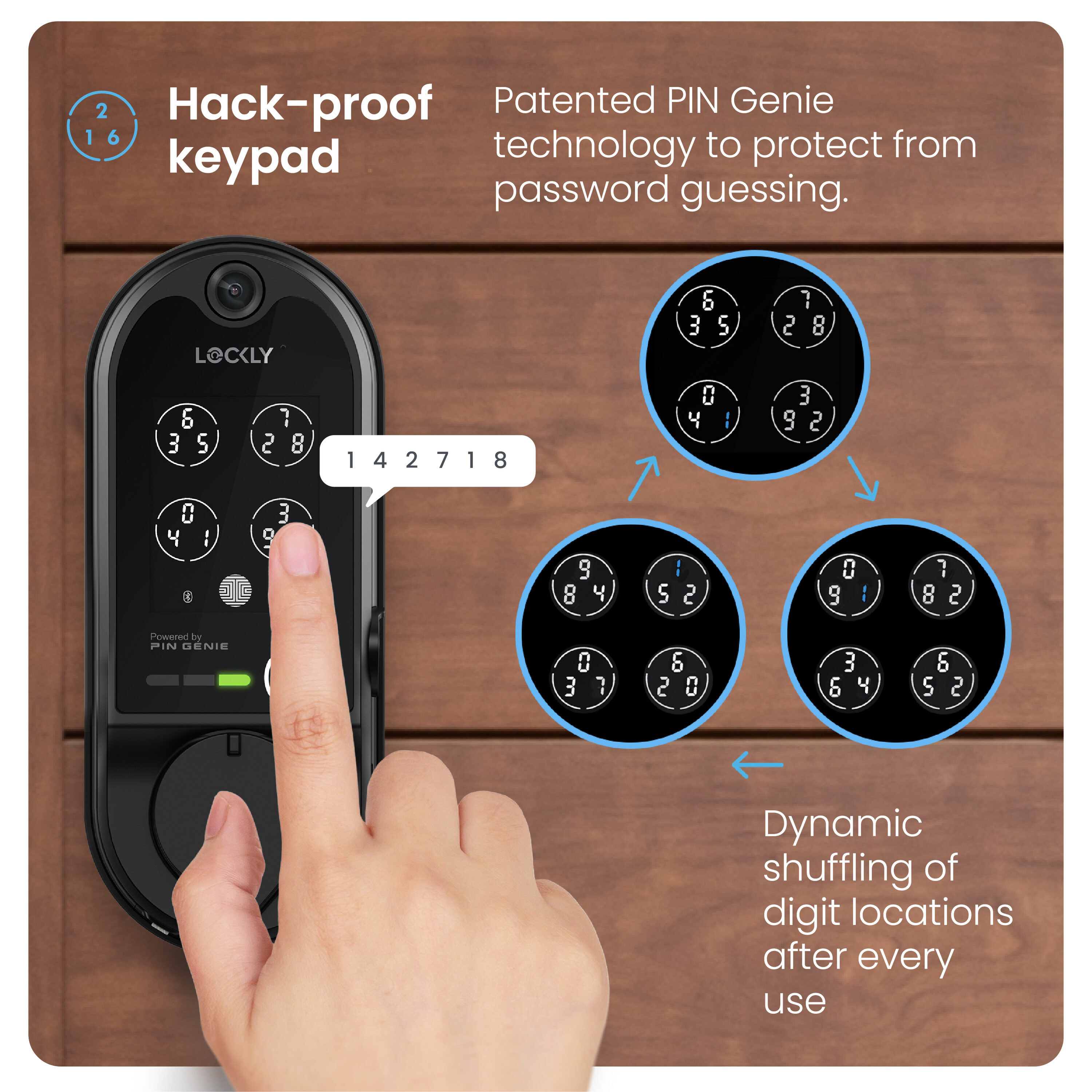 Lockly PGD798 MB Electronic-Door-Locks - View #3